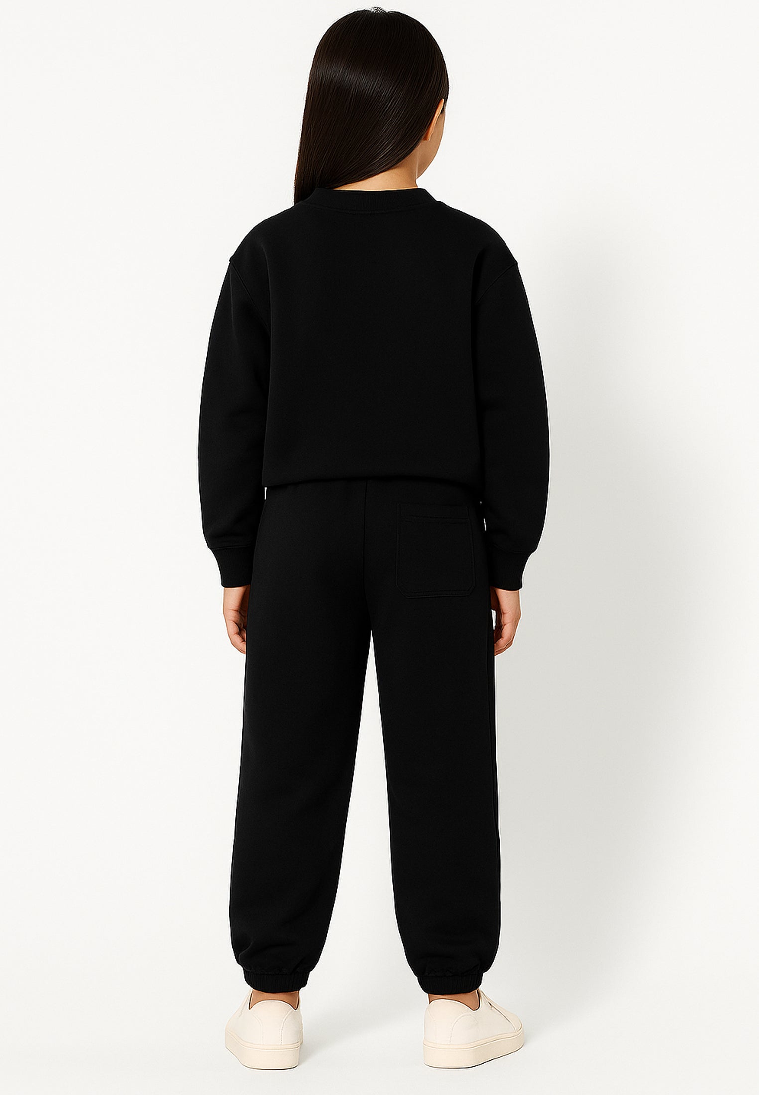 HOPEY GIRLS DARTED SWEATPANTS BLACK