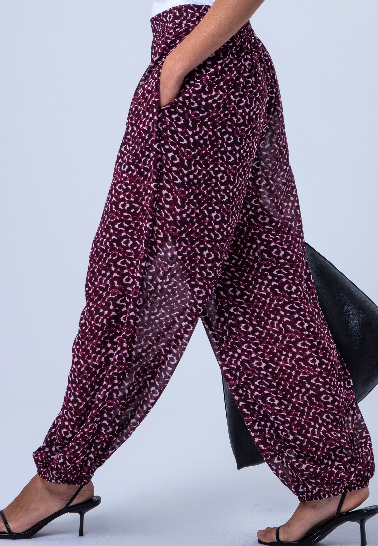 HELENA TROUSERS BLEND PORT POLKADOT