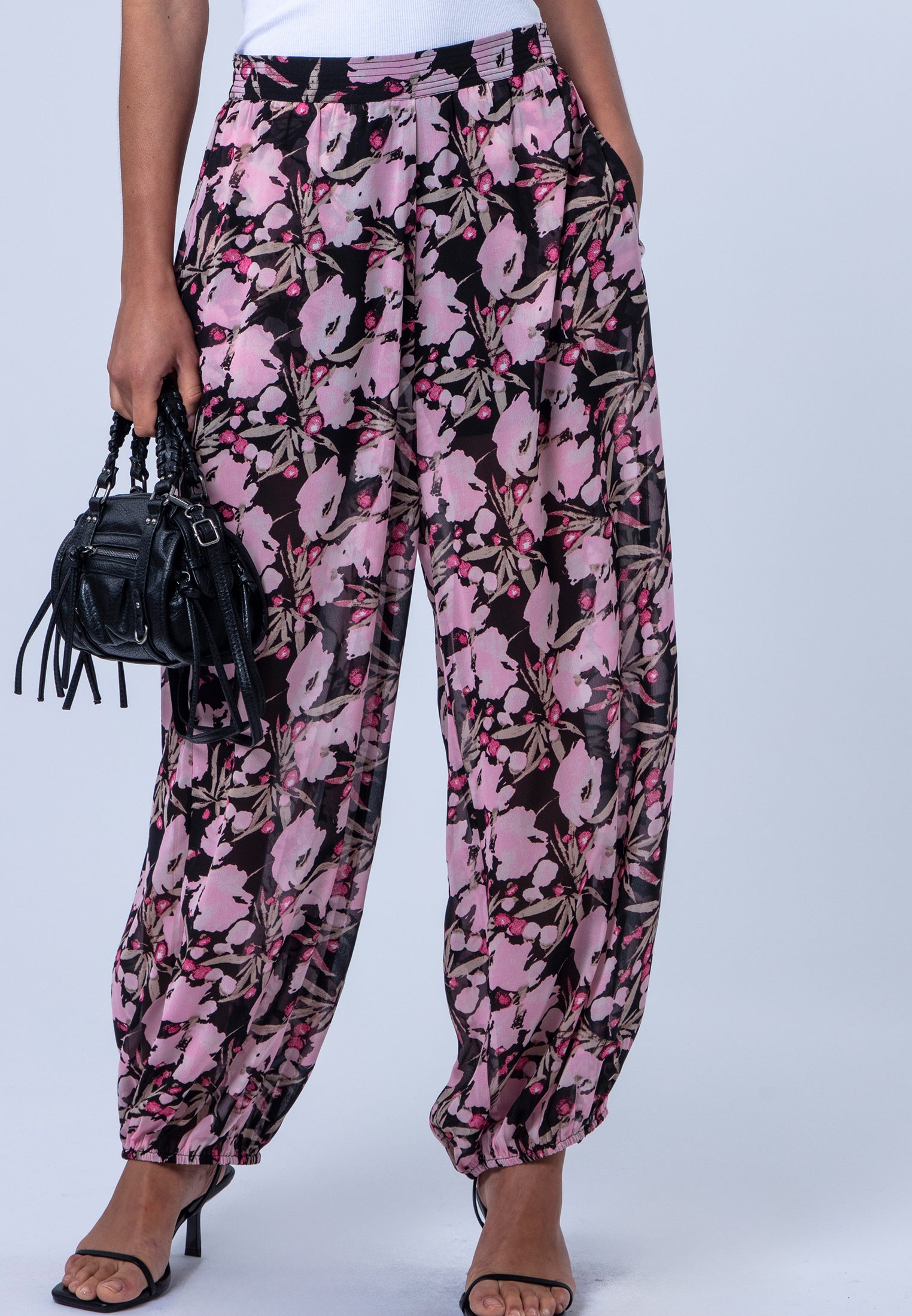 HELENA TROUSERS PRIME PINK FLORAL