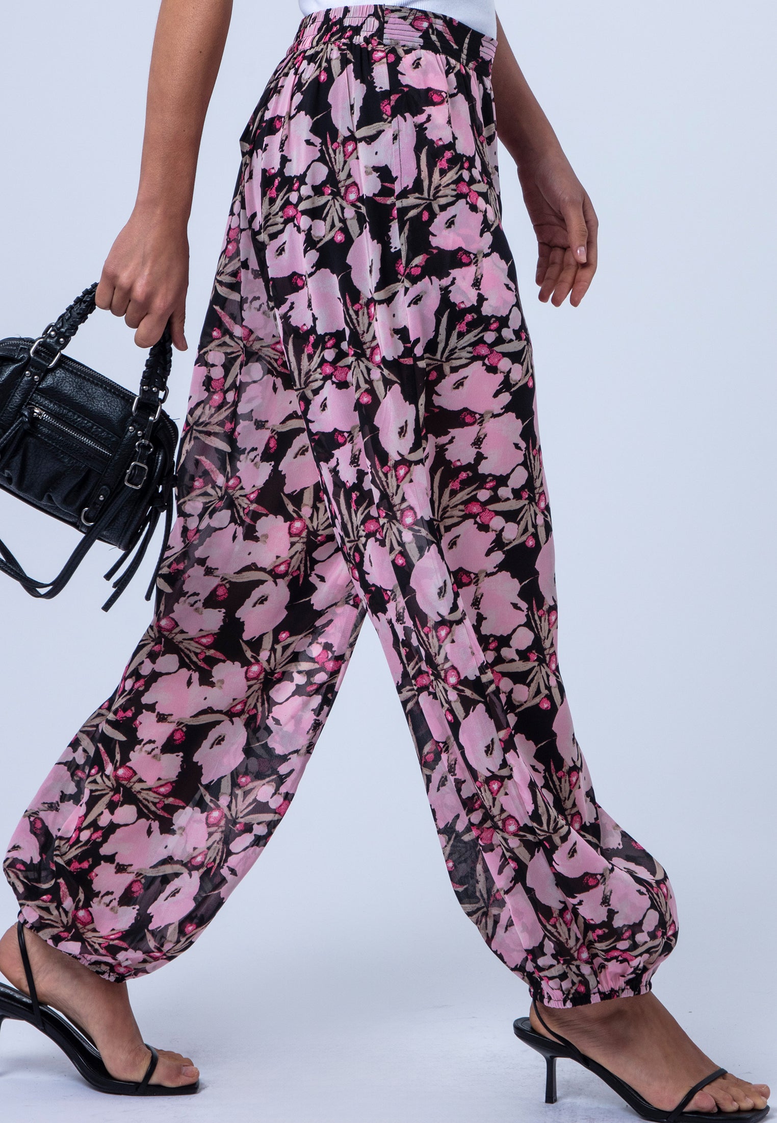 HELENA TROUSERS PRIME PINK FLORAL