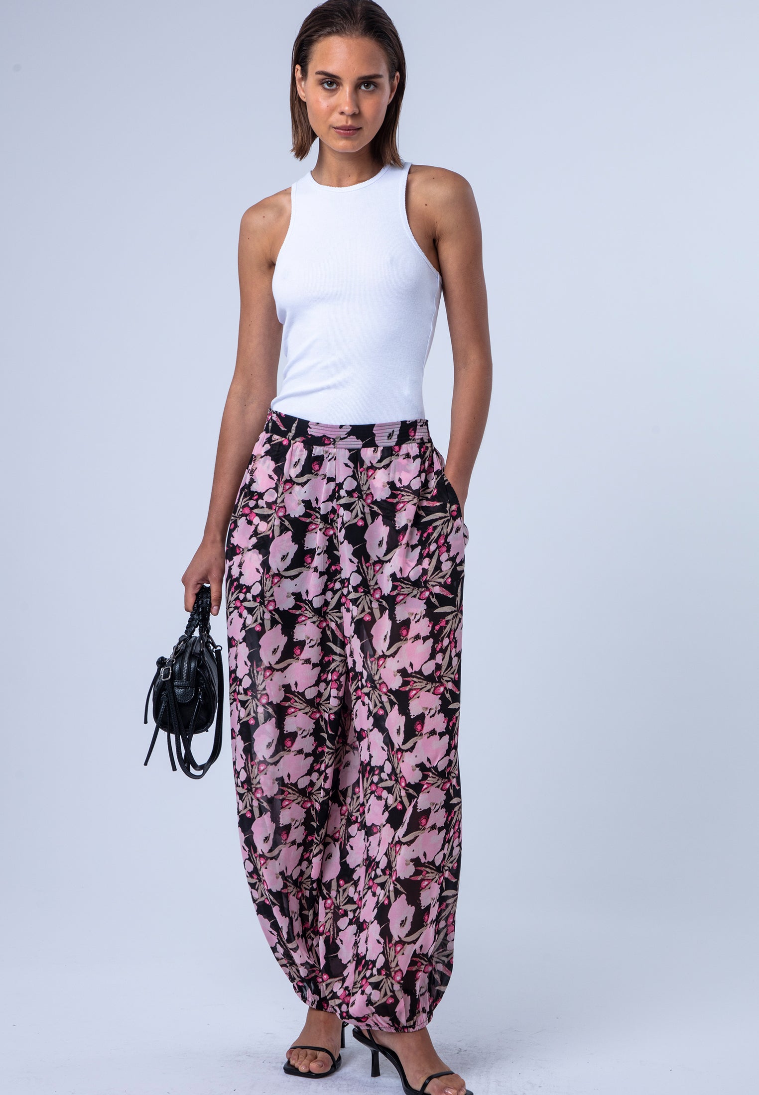HELENA TROUSERS PRIME PINK FLORAL