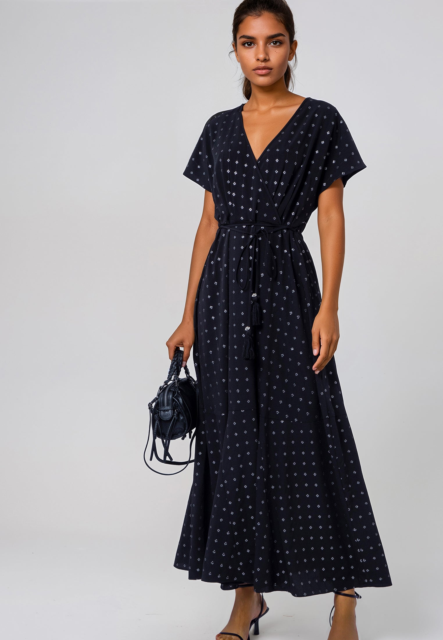 EDIE DRESS JET BLACK