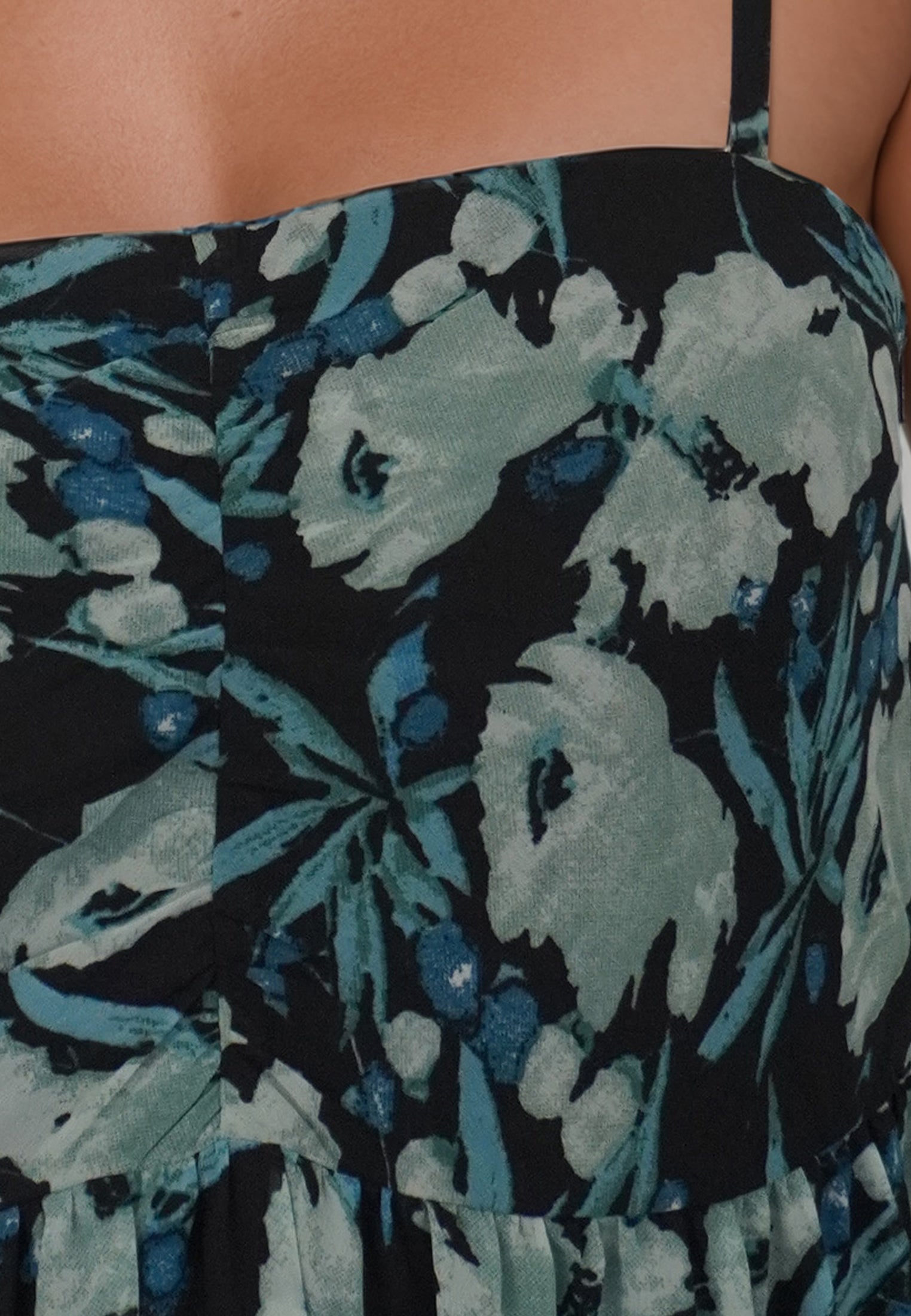 HARPER MAXI DRESS PRIME GREEN FLORAL