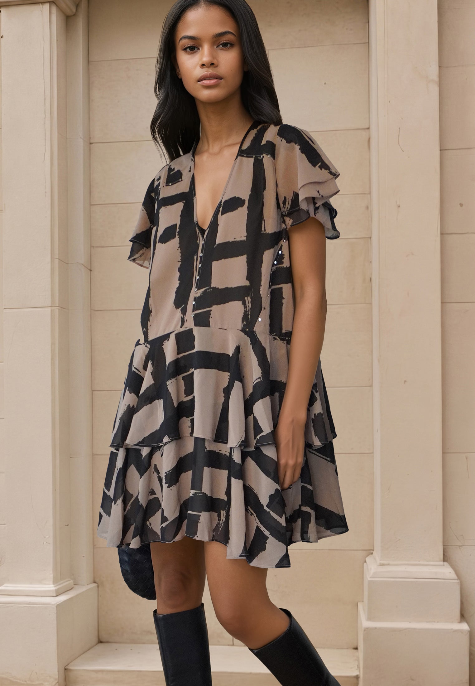 JANET DRESS SELVAGE COCO