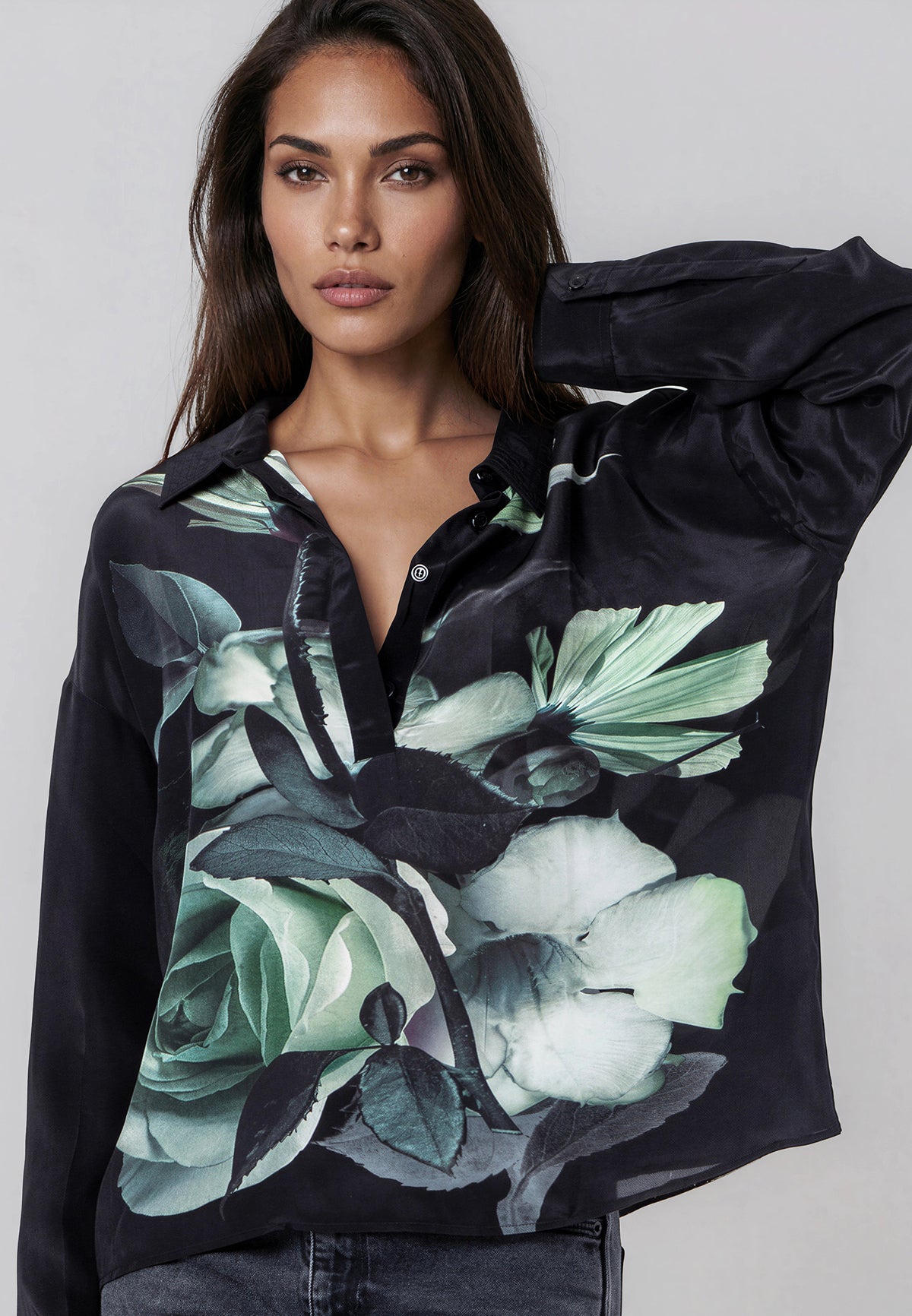 ROSE SHIRT ROSE GREEN