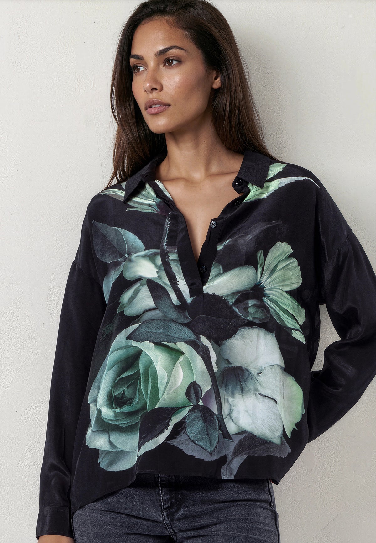 ROSE SHIRT ROSE GREEN