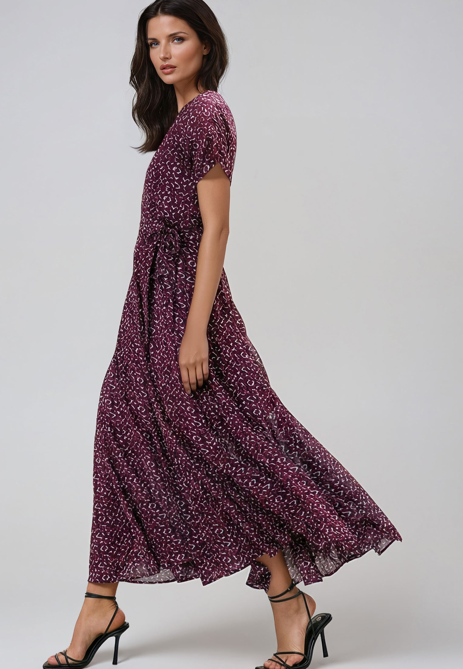 SOLSTICE MAXI DRESS BLEND PORT