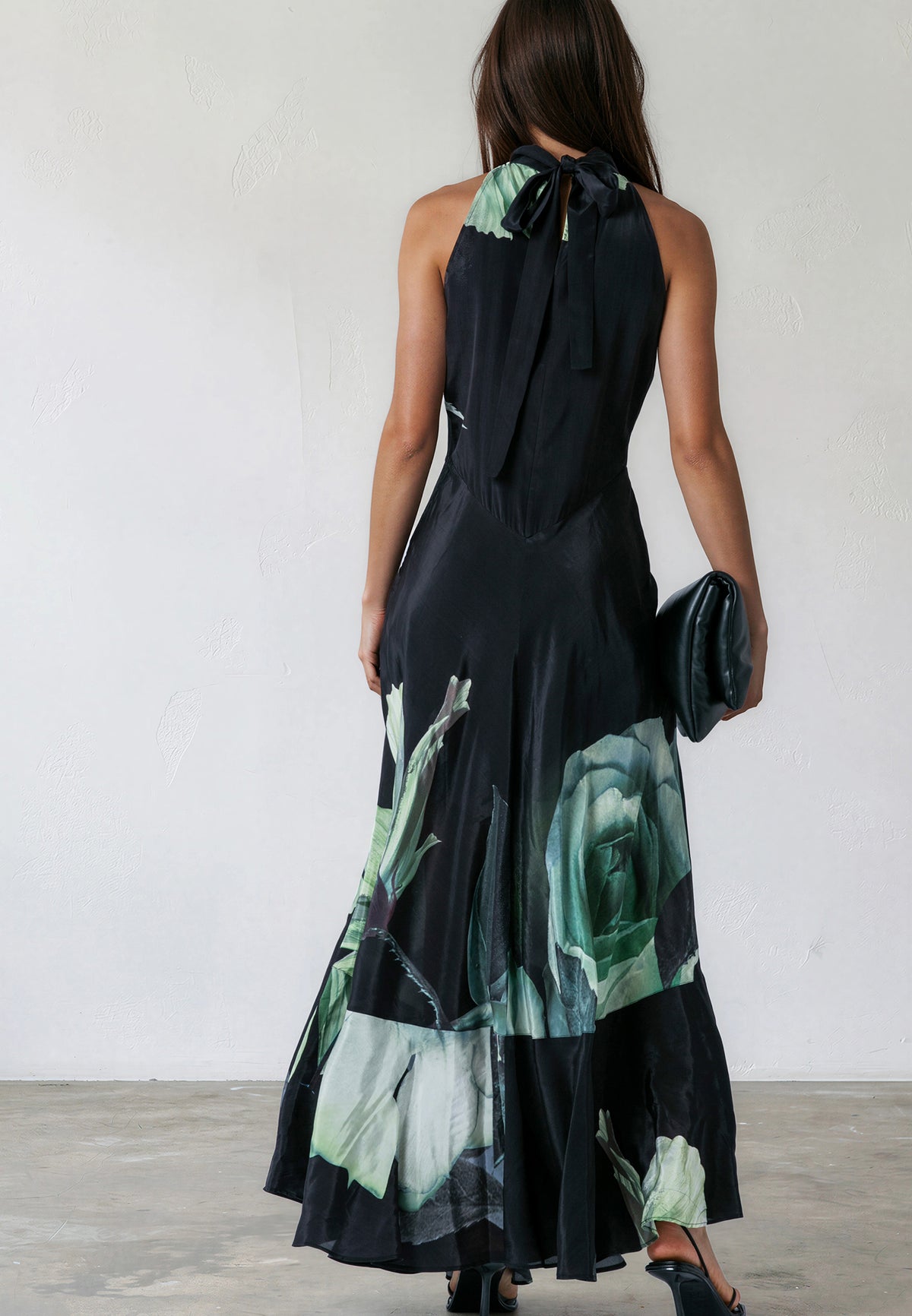 VALERIA MAXI DRESS ROSE GREEN