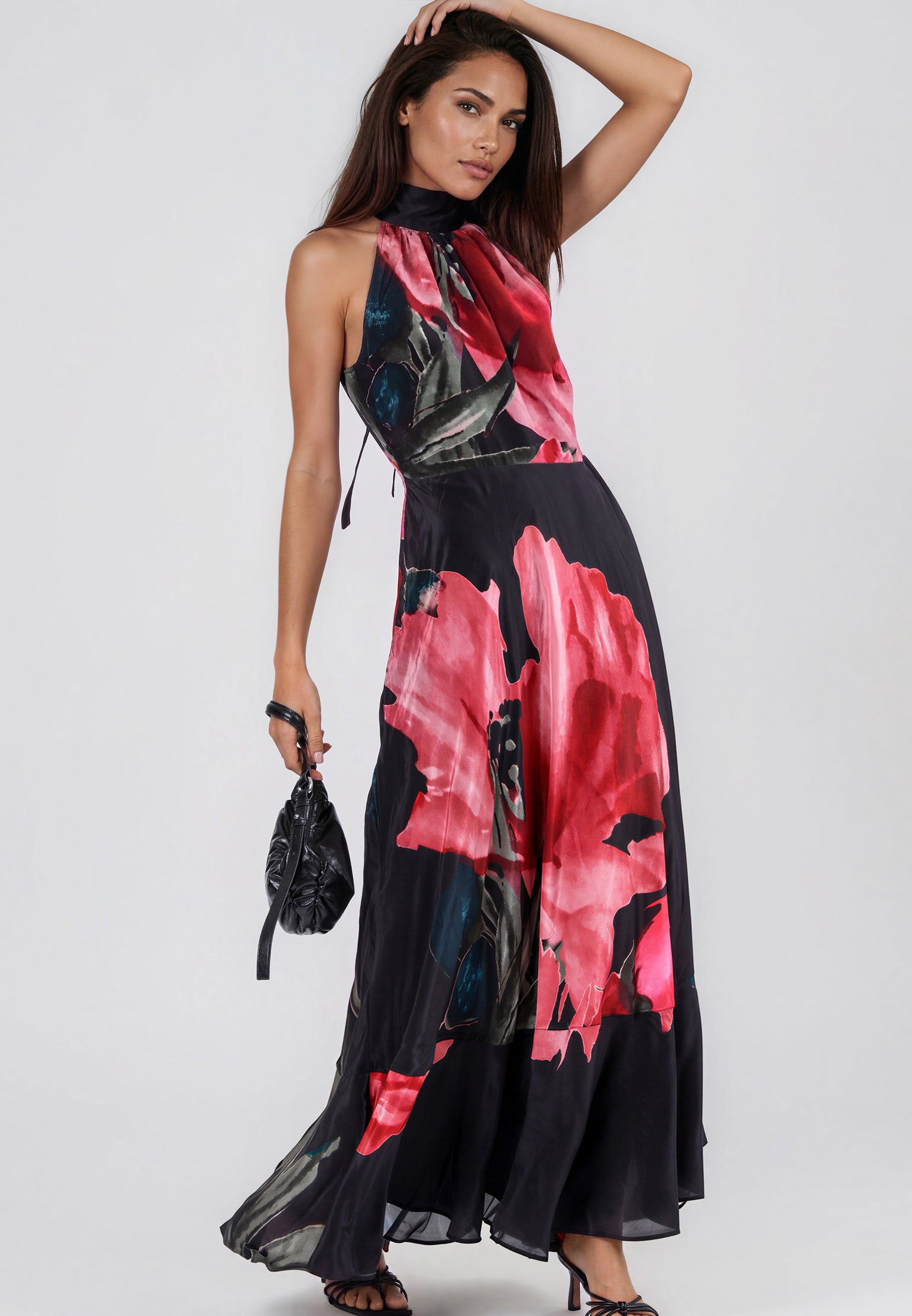 VALERIA MAXI DRESS PRIME HOT PINK