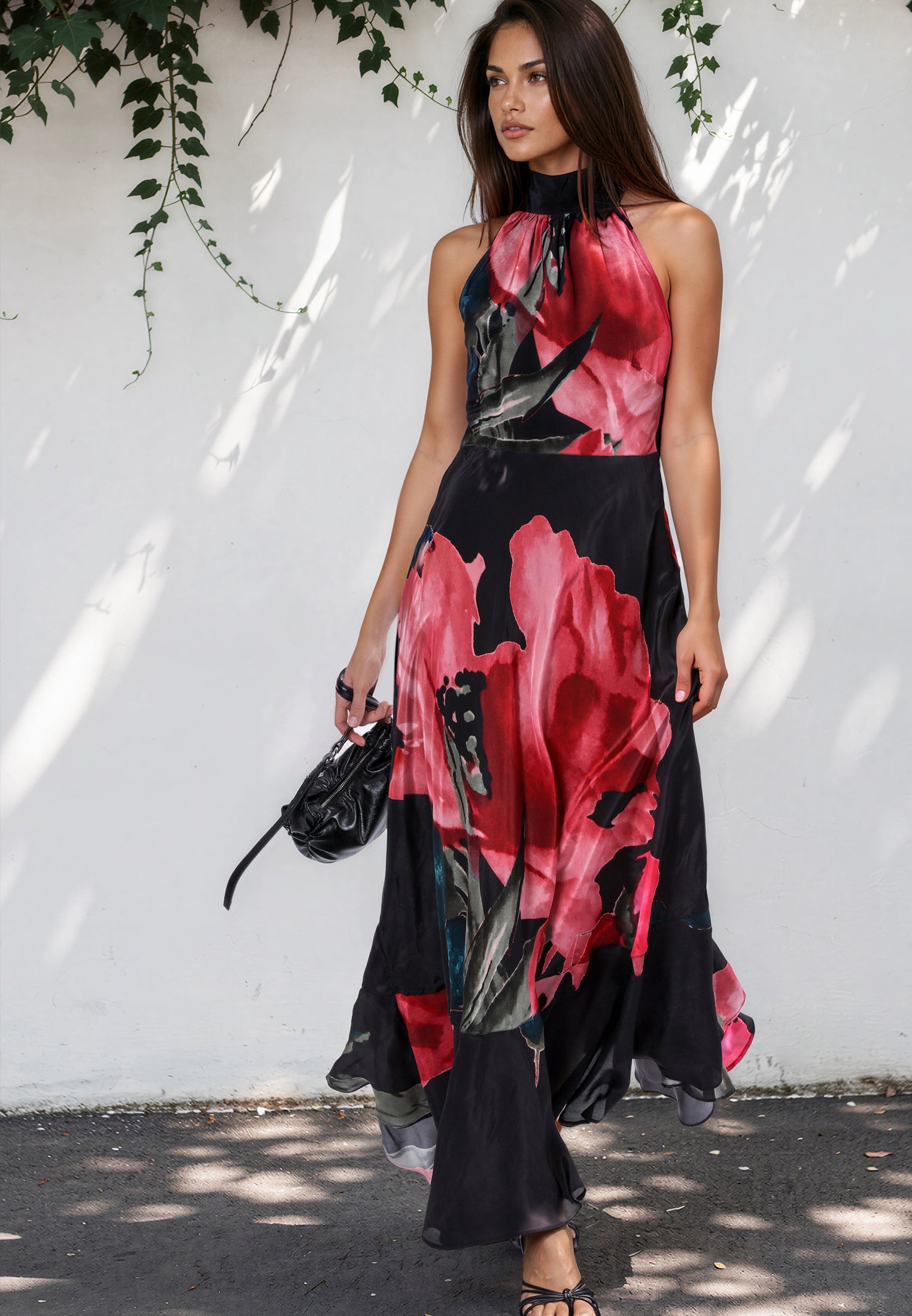 VALERIA MAXI DRESS PRIME HOT PINK