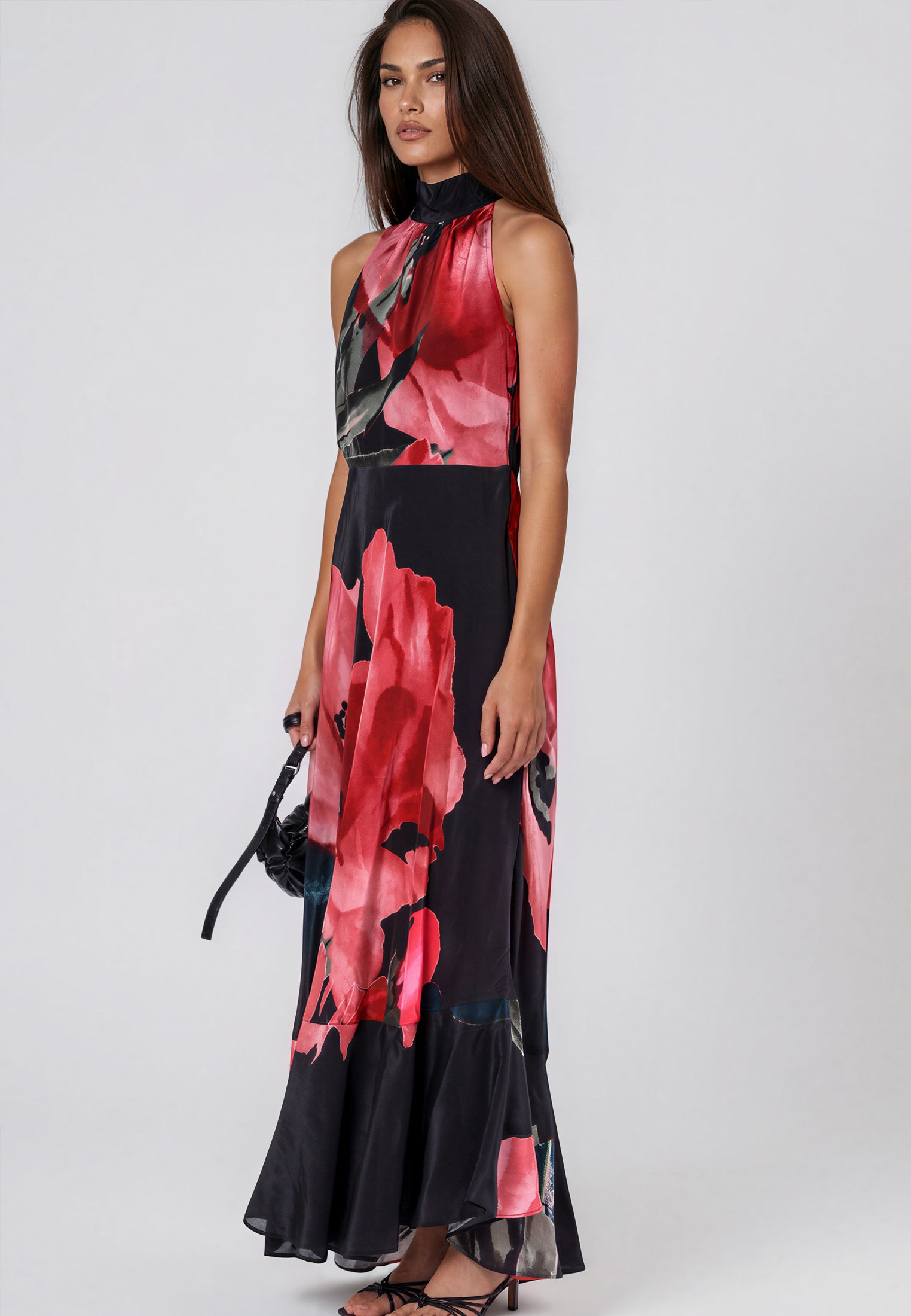 VALERIA MAXI DRESS PRIME HOT PINK