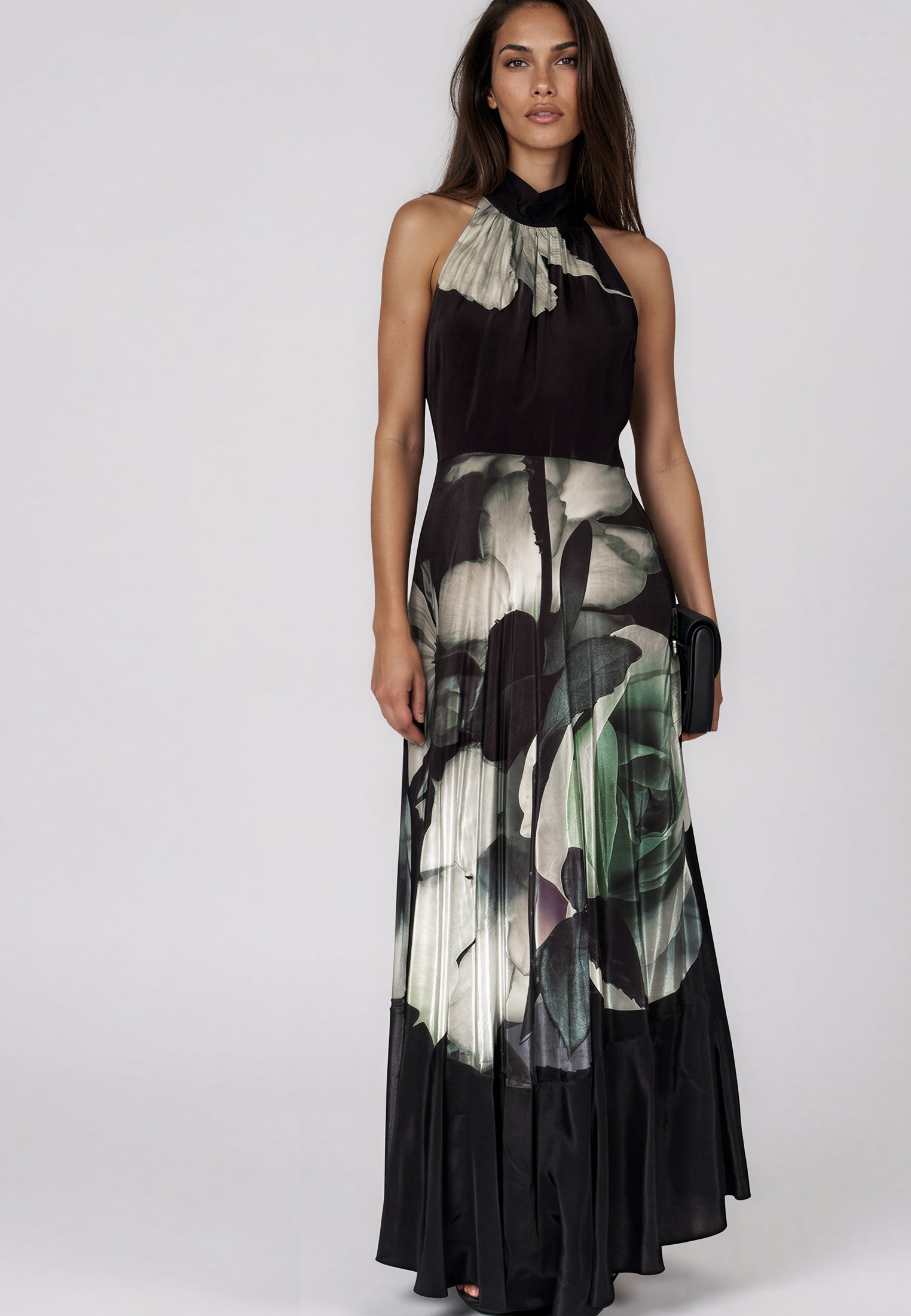 VALERIA MAXI DRESS ROSE GREEN