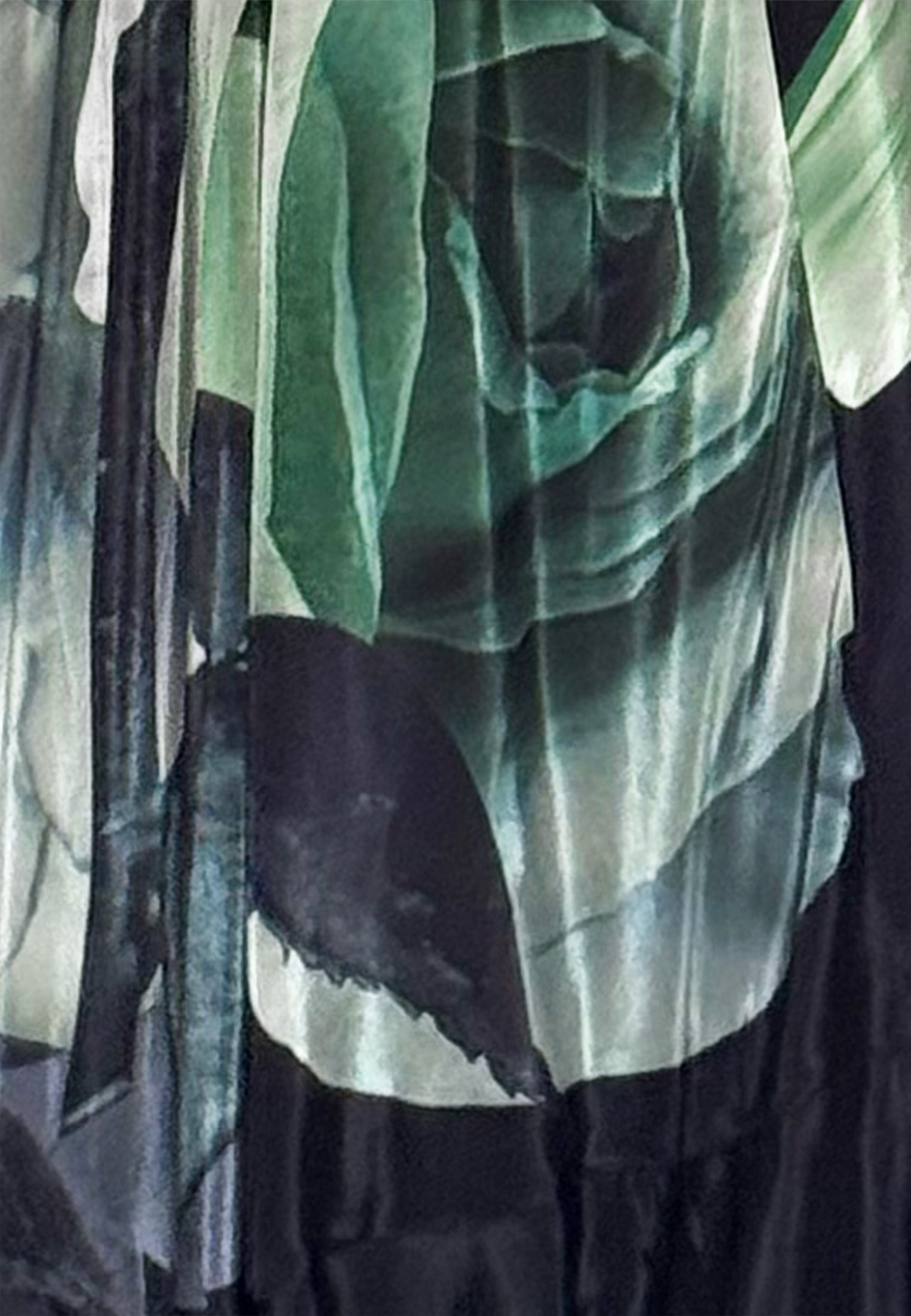 VALERIA MAXI DRESS ROSE GREEN
