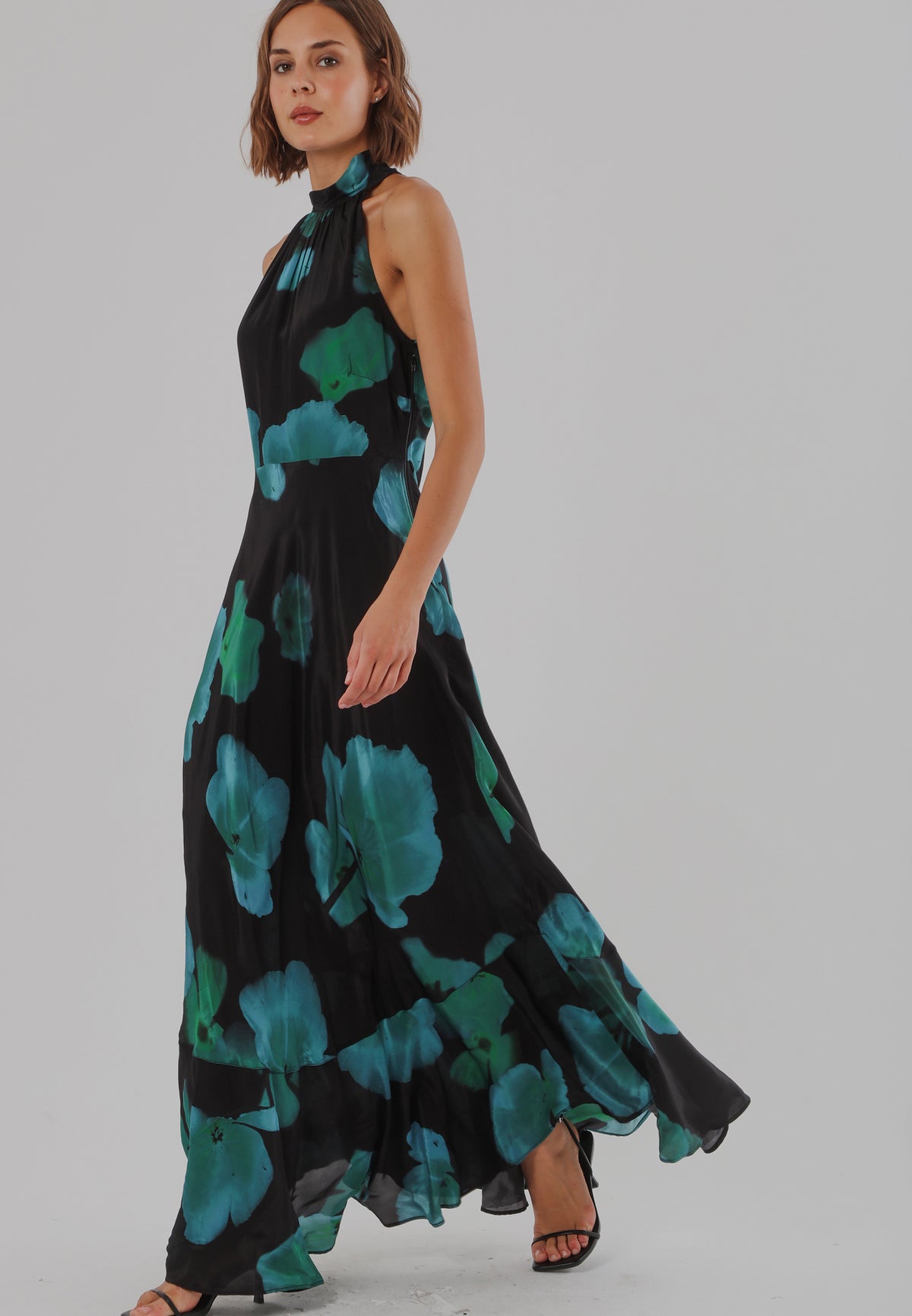 VALERIA MAXI DRESS FIRE BLUE