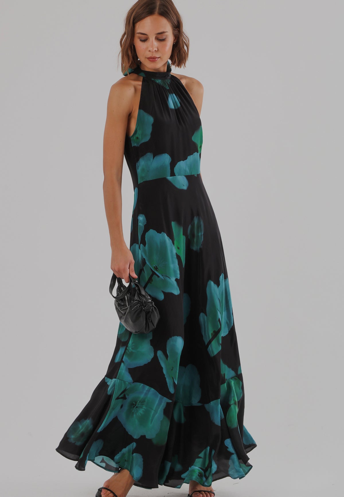 VALERIA MAXI DRESS FIRE BLUE