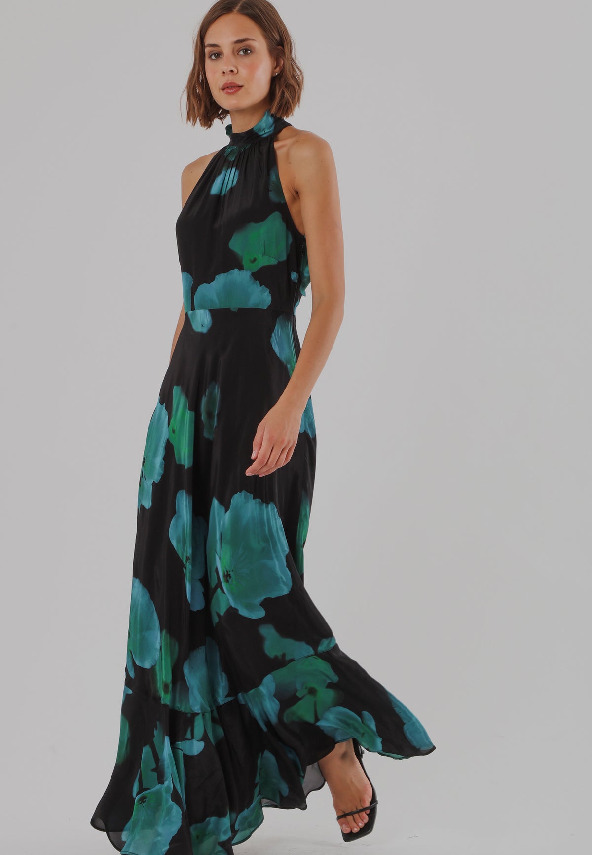 VALERIA MAXI DRESS FIRE BLUE