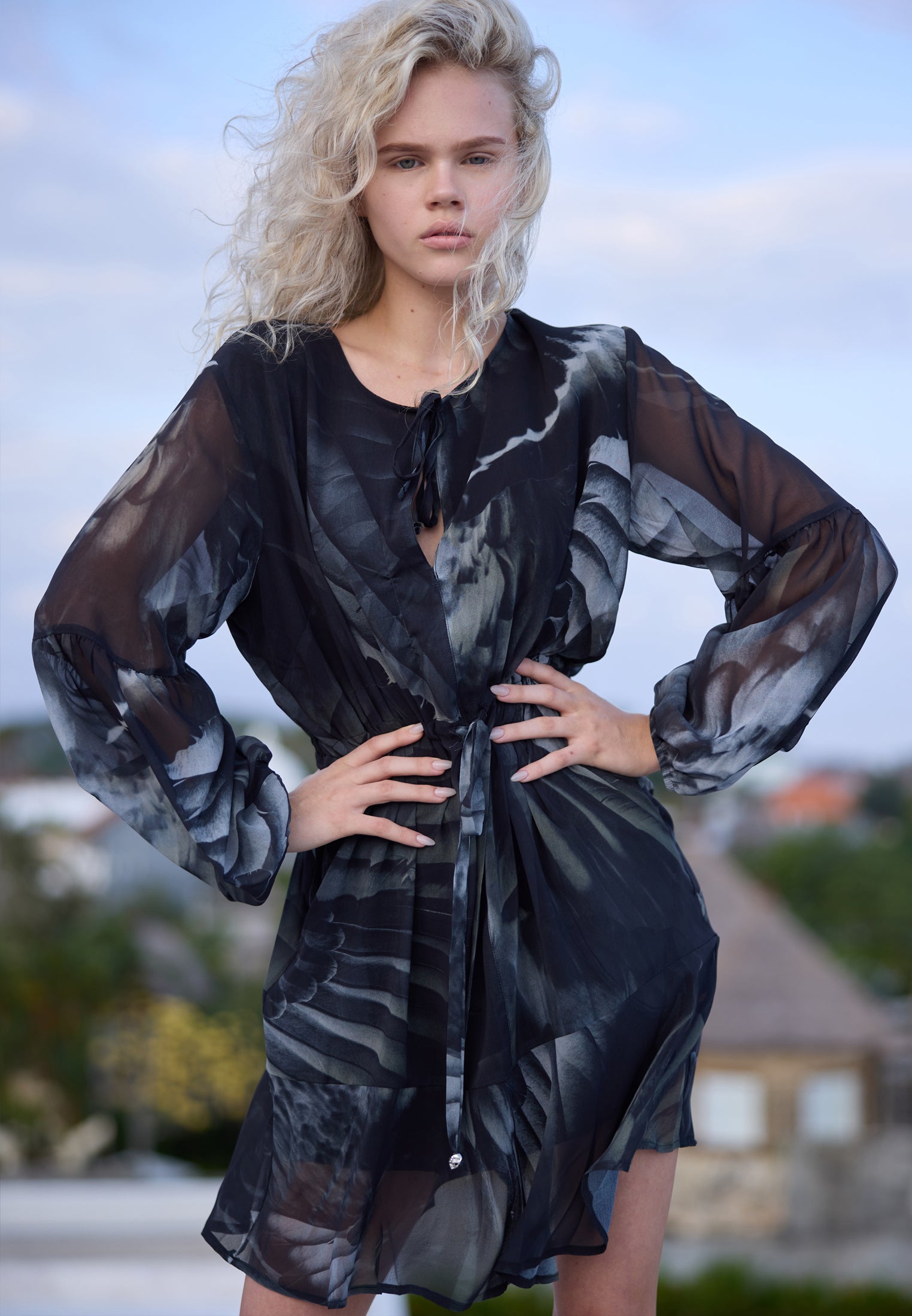short black infinity dress TDY Black Short Infinity Dress