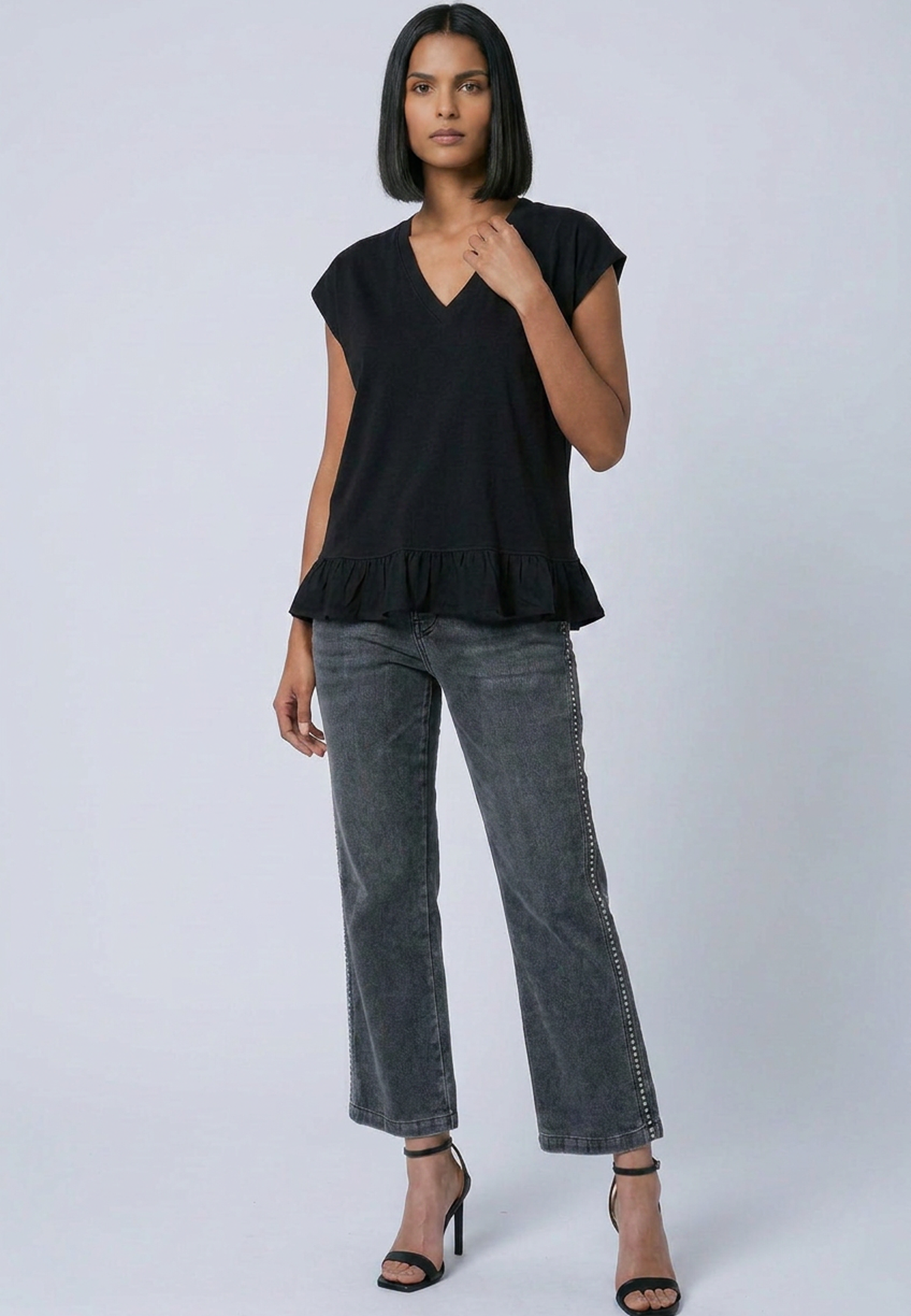 INNUENDO TOP JET BLACK