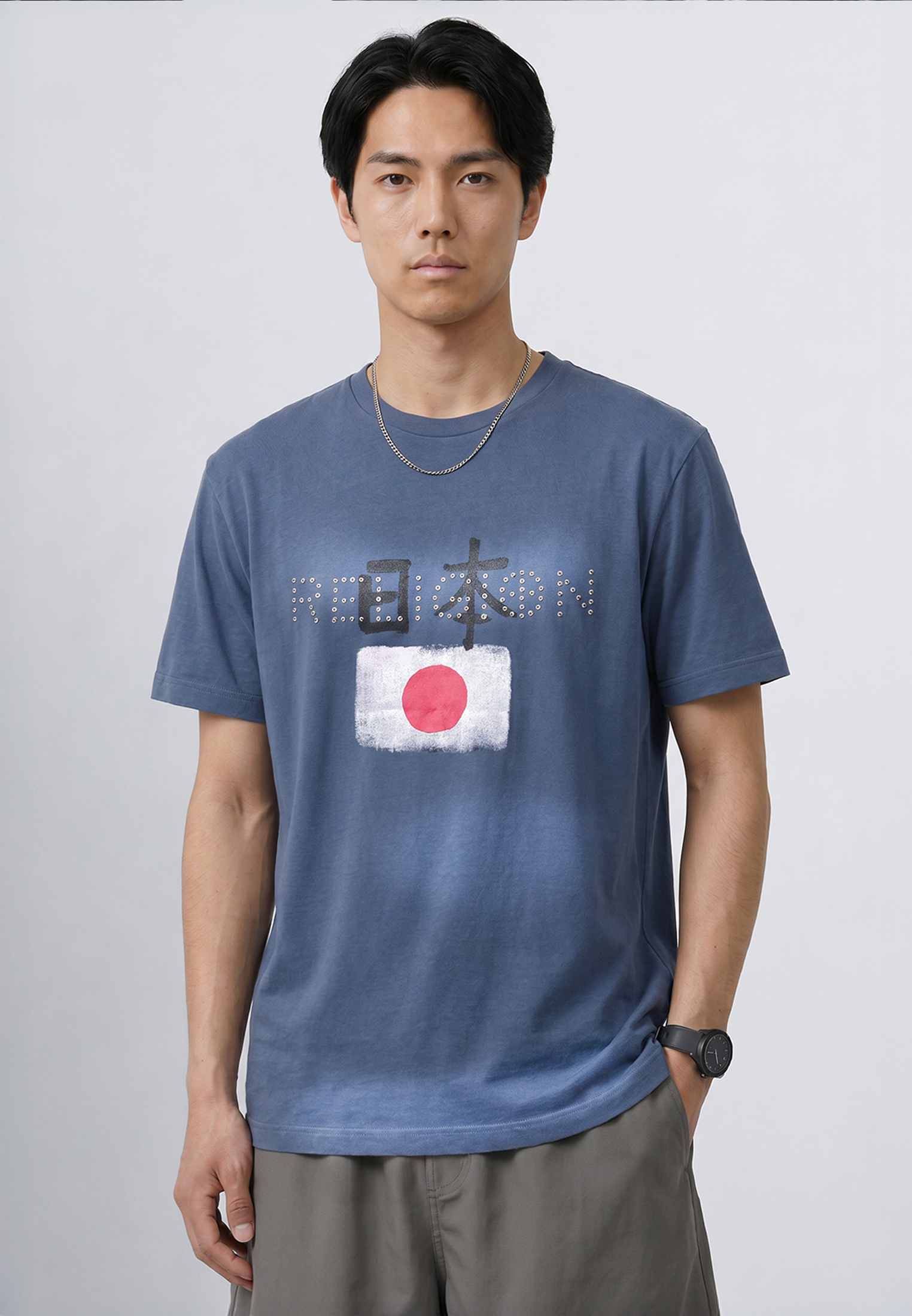 JAPAN T-SHIRT BRIGHT BLUE