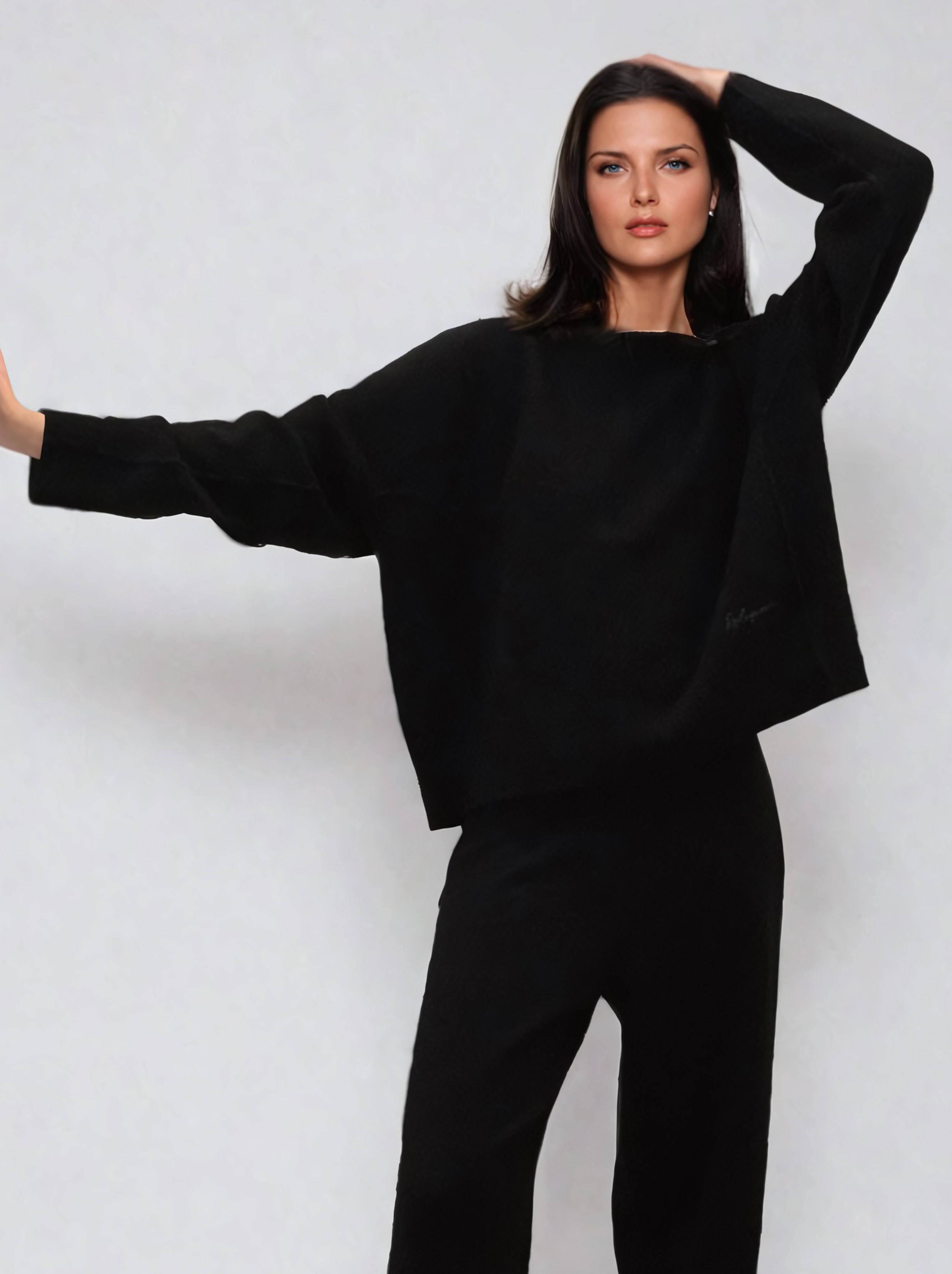 KNIT JUMPER BLACK