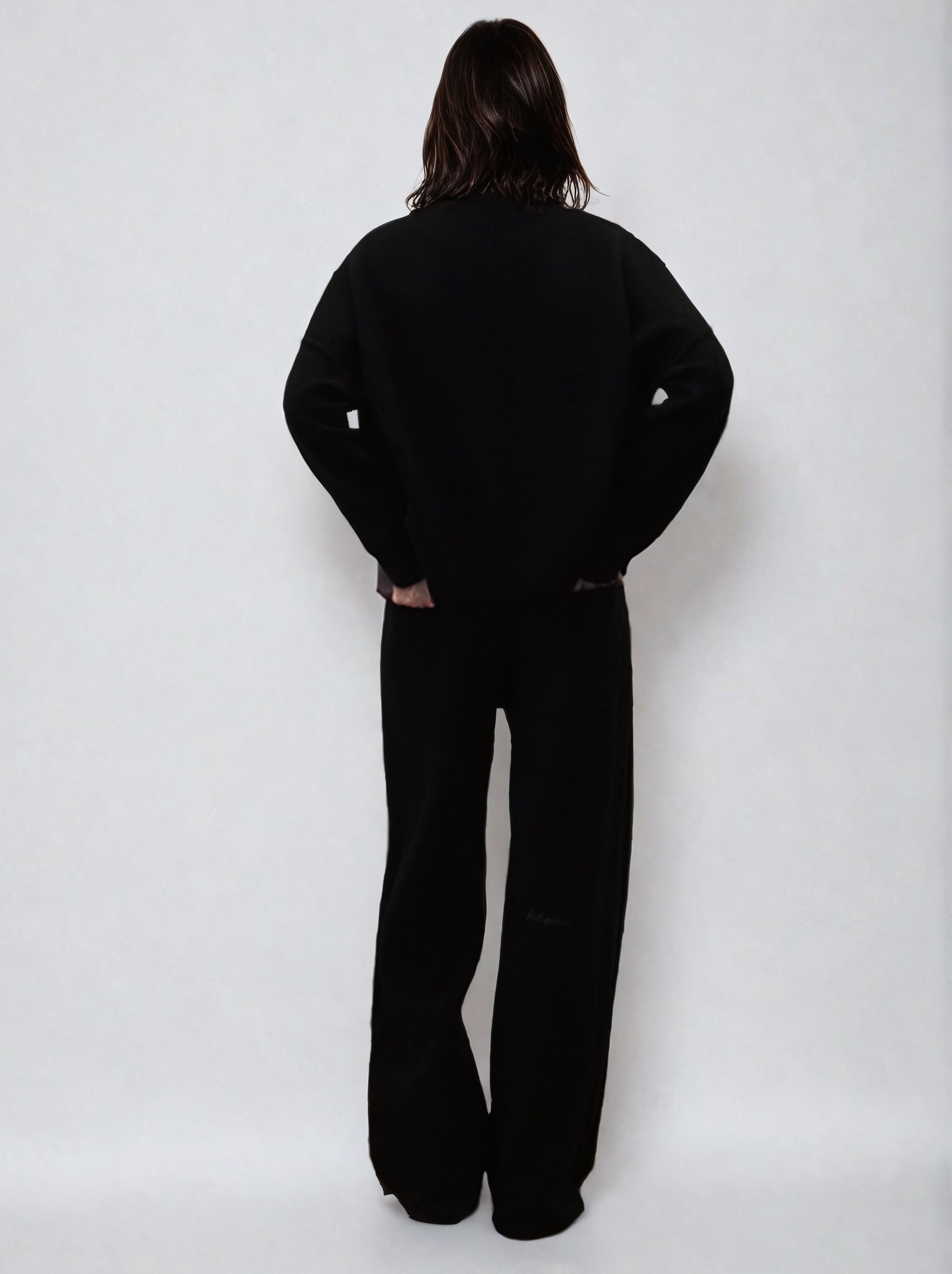 KNIT JUMPER BLACK