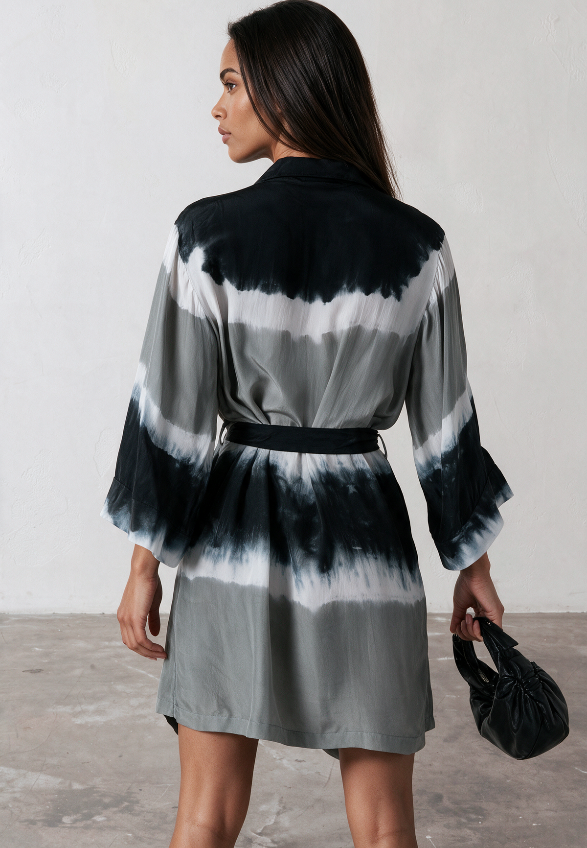 LAUREN TUNIC BLACK & GREY