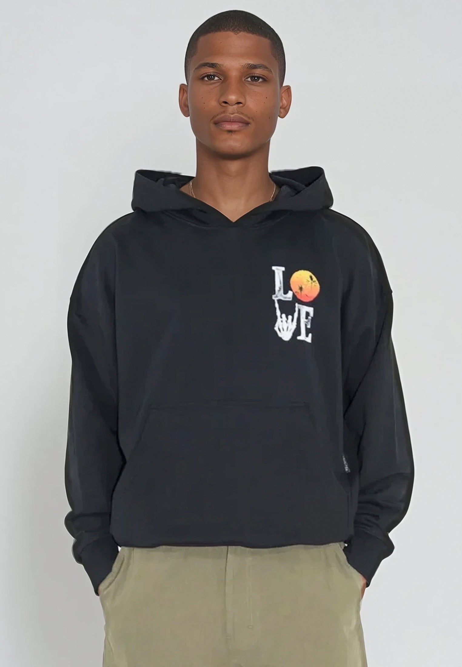 SUMMER LOVE HOODIE BLACK
