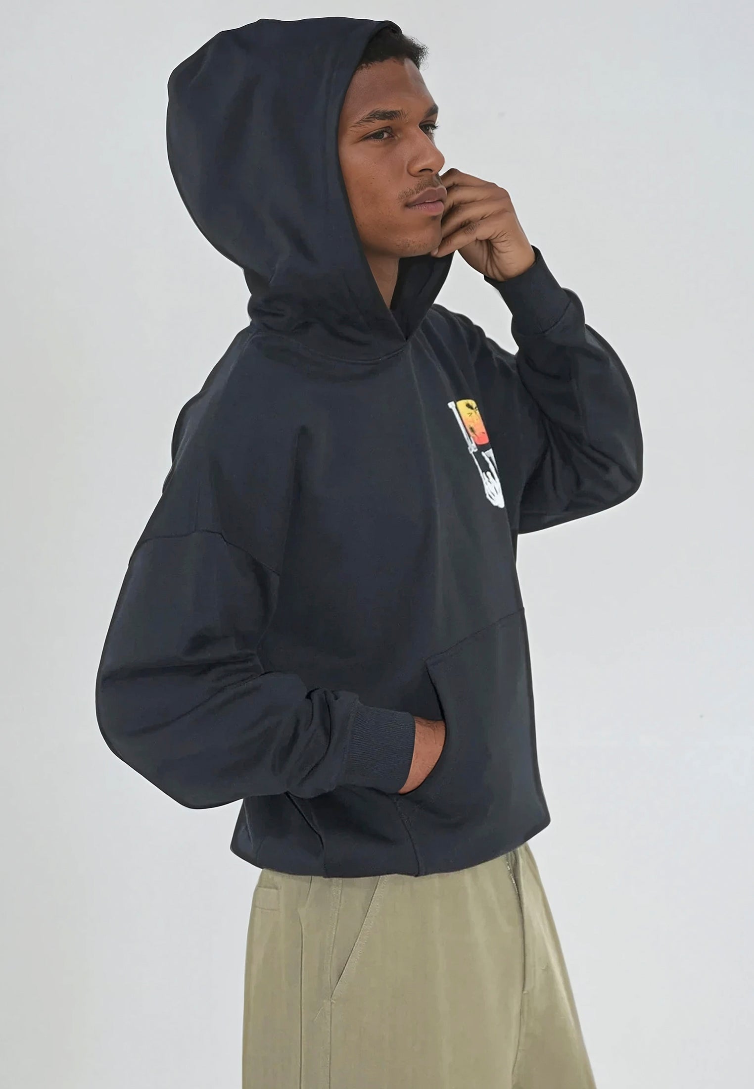SUMMER LOVE HOODIE BLACK