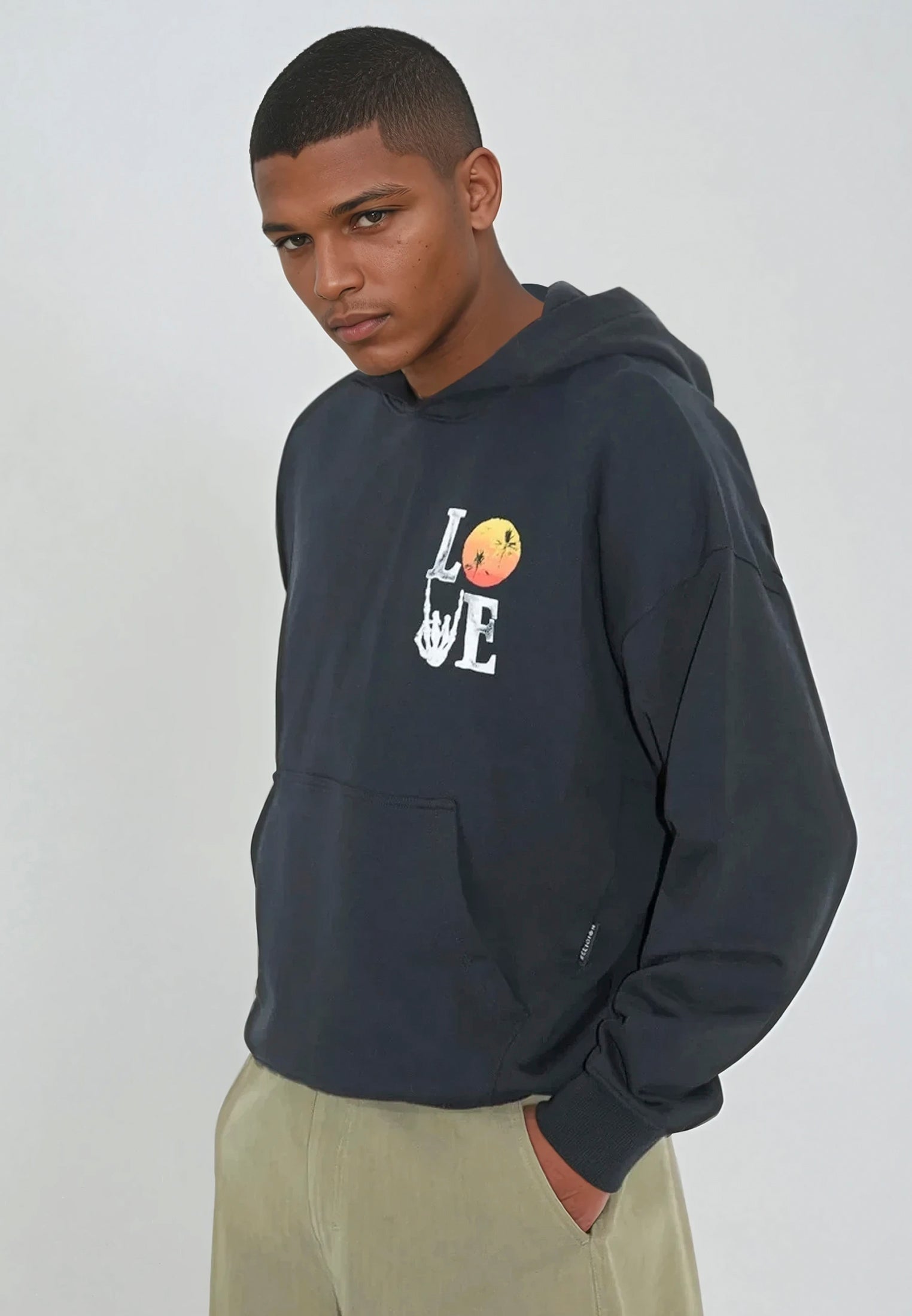 SUMMER LOVE HOODIE BLACK