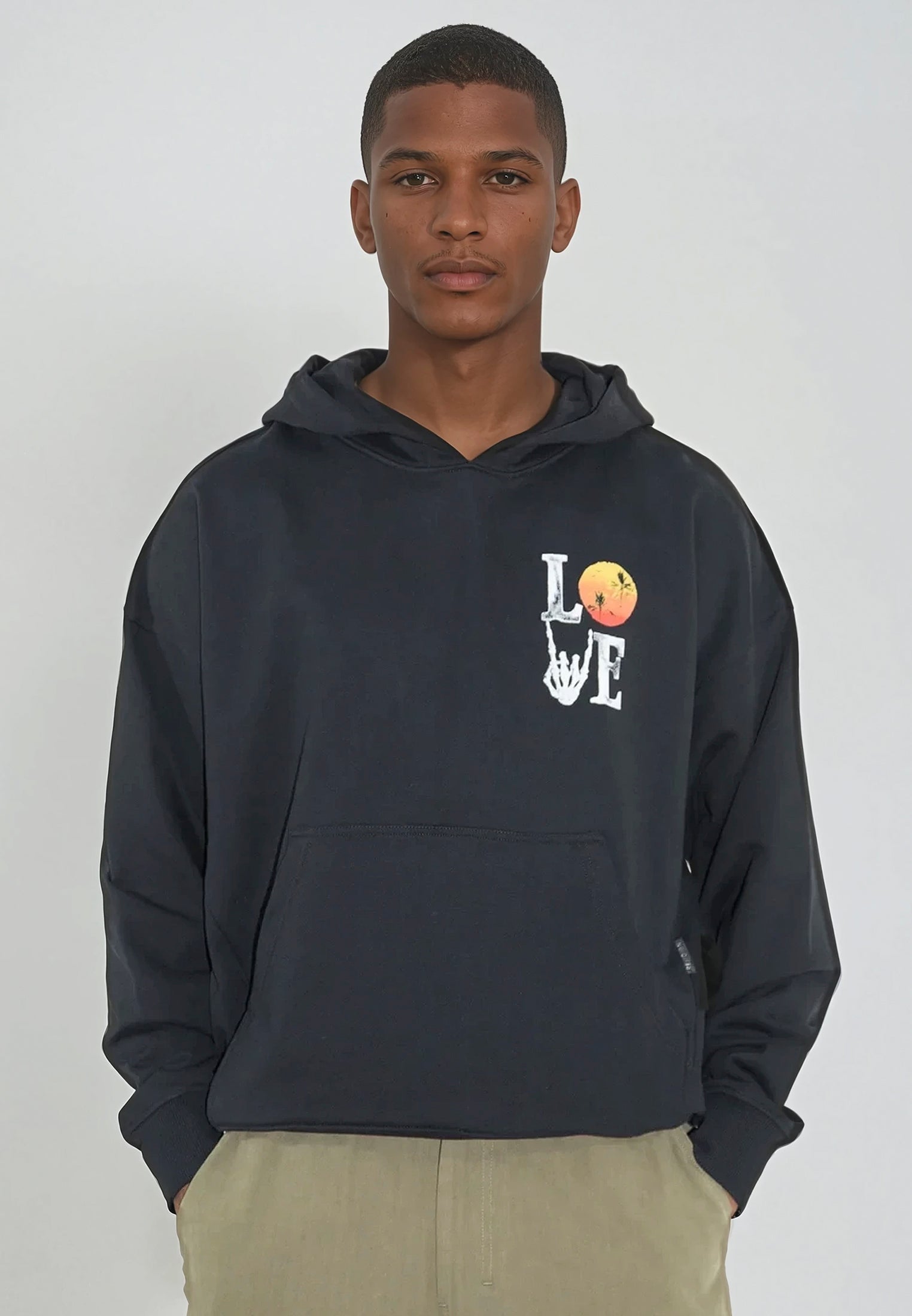 SUMMER LOVE HOODIE BLACK