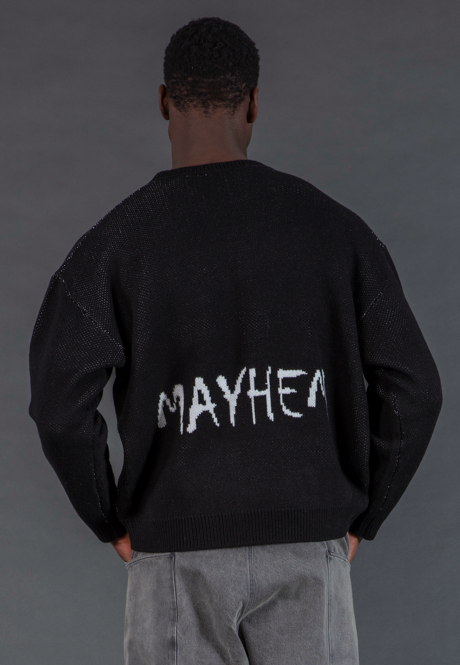 MAYHEM KNIT BLACK