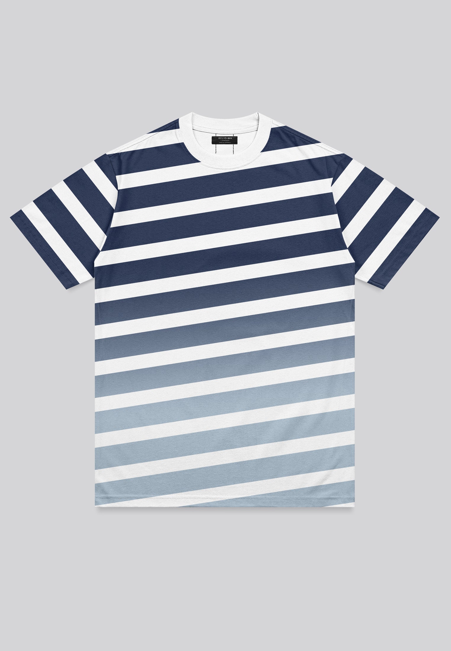 GRADIENT T-SHIRT PALE BLUE