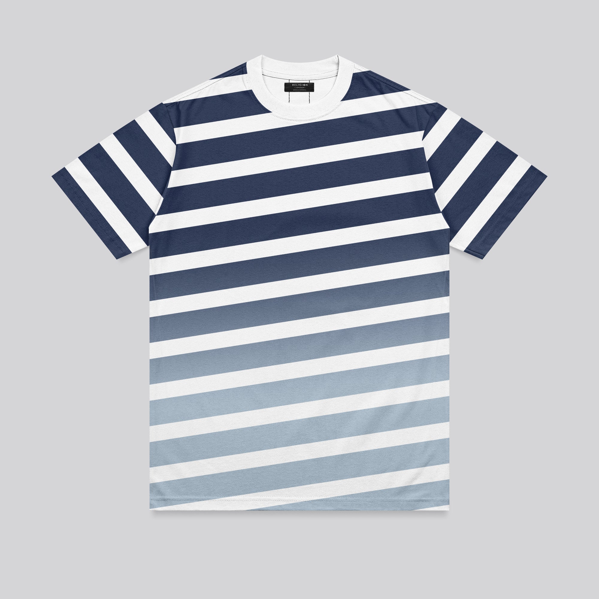 GRADIENT T-SHIRT PALE BLUE