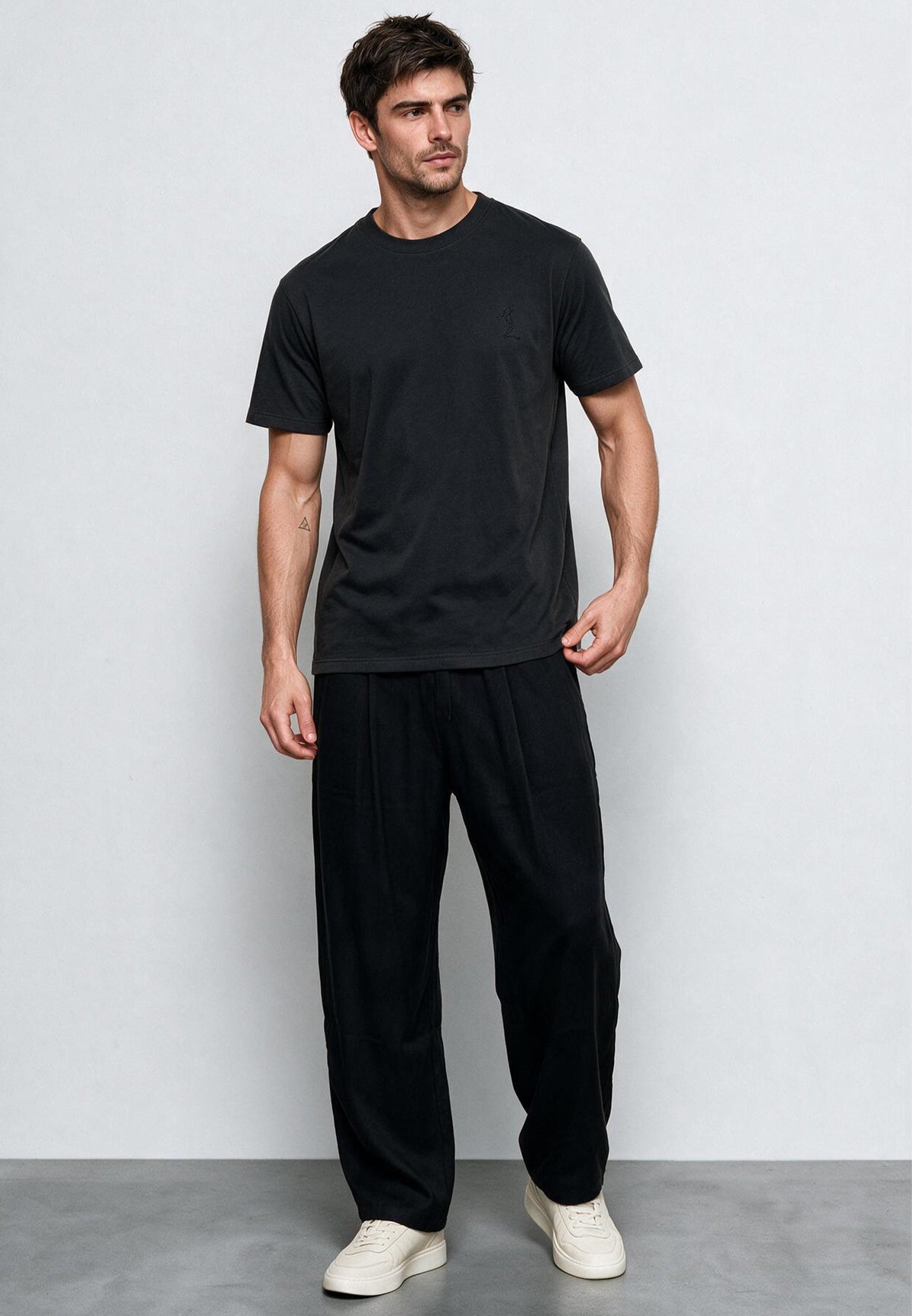 ORGANIC CORE T-SHIRT BLACK OYSTER