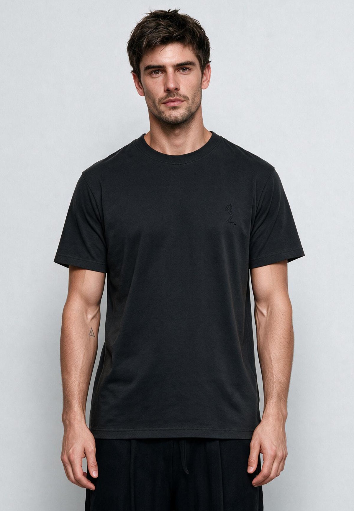 ORGANIC CORE T-SHIRT BLACK OYSTER
