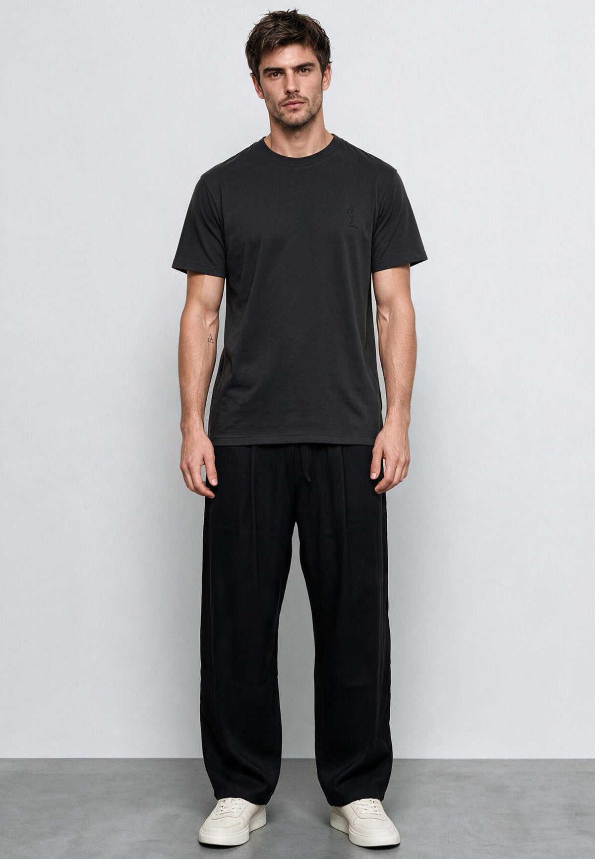 ORGANIC CORE T-SHIRT BLACK OYSTER