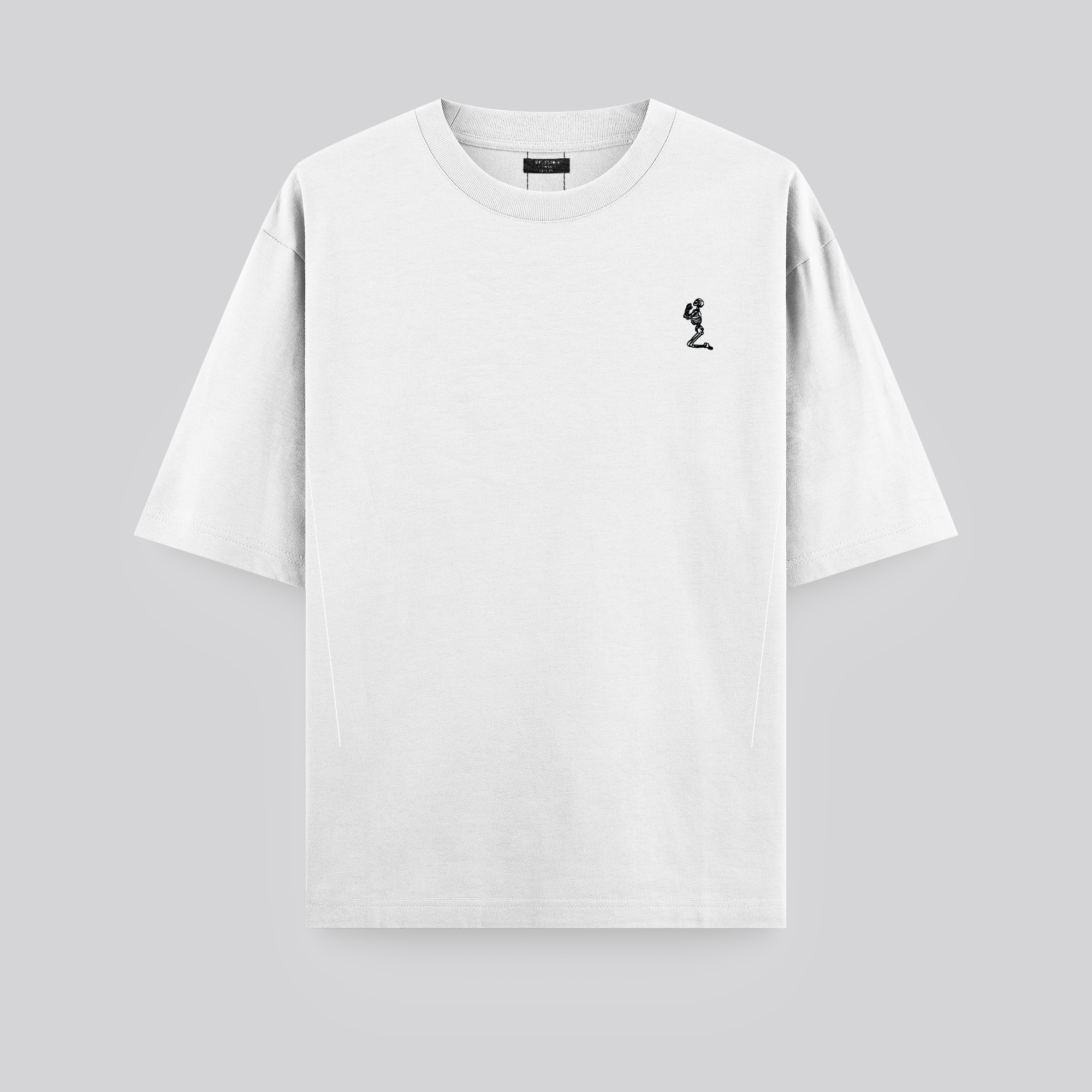 OVERSIZED HEAVY BLOCK T-SHIRT OFF WHITE