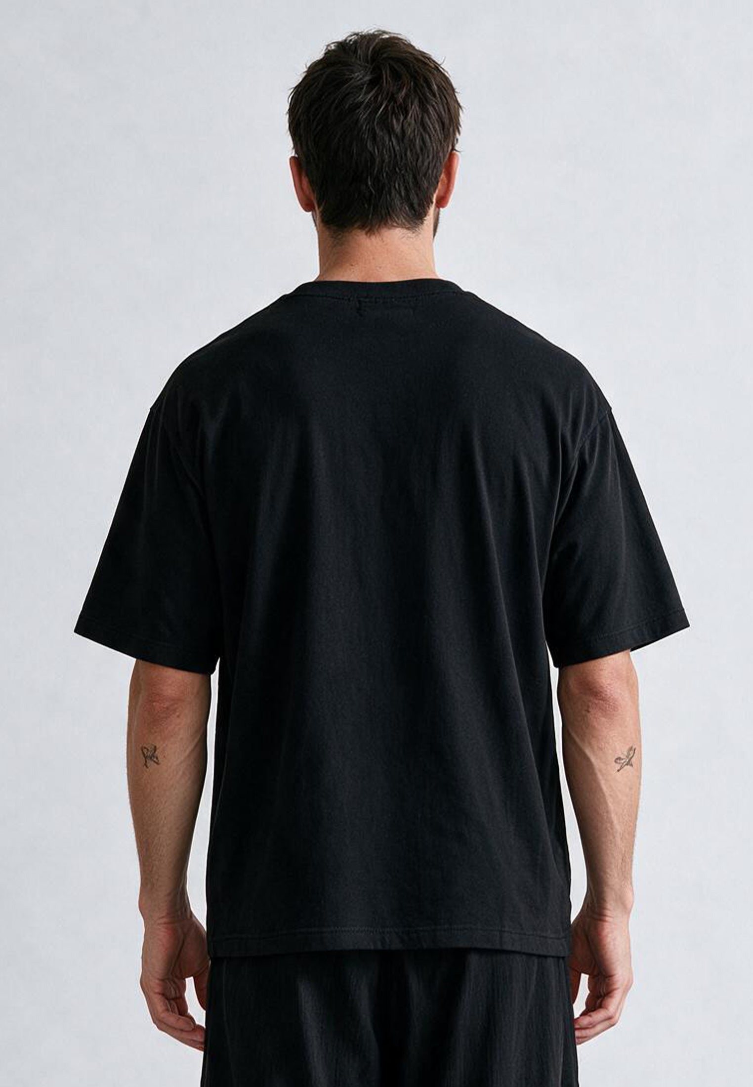 OVERSIZED HEAVY BLOCK T-SHIRT JET BLACK