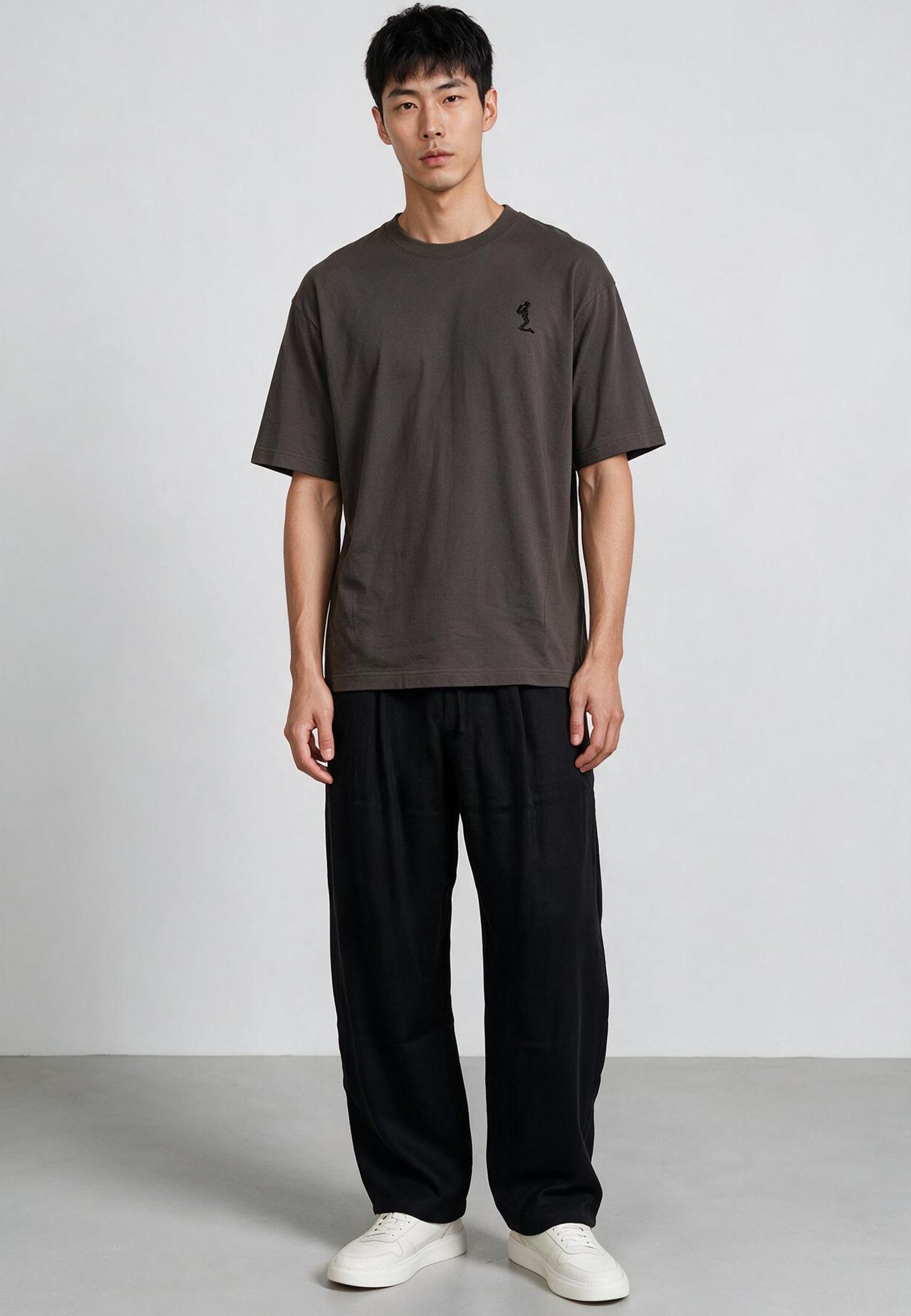OVERSIZED HEAVY BLOCK T-SHIRT DESERT TAUPE
