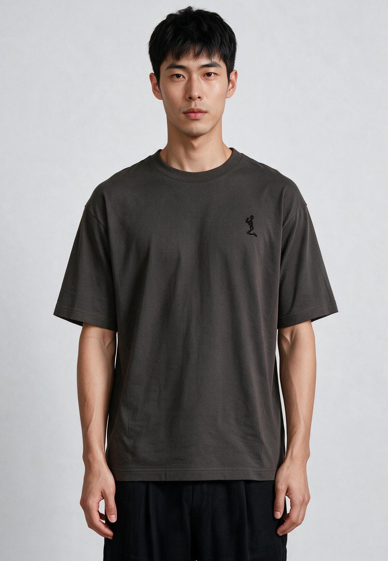 OVERSIZED HEAVY BLOCK T-SHIRT DESERT TAUPE