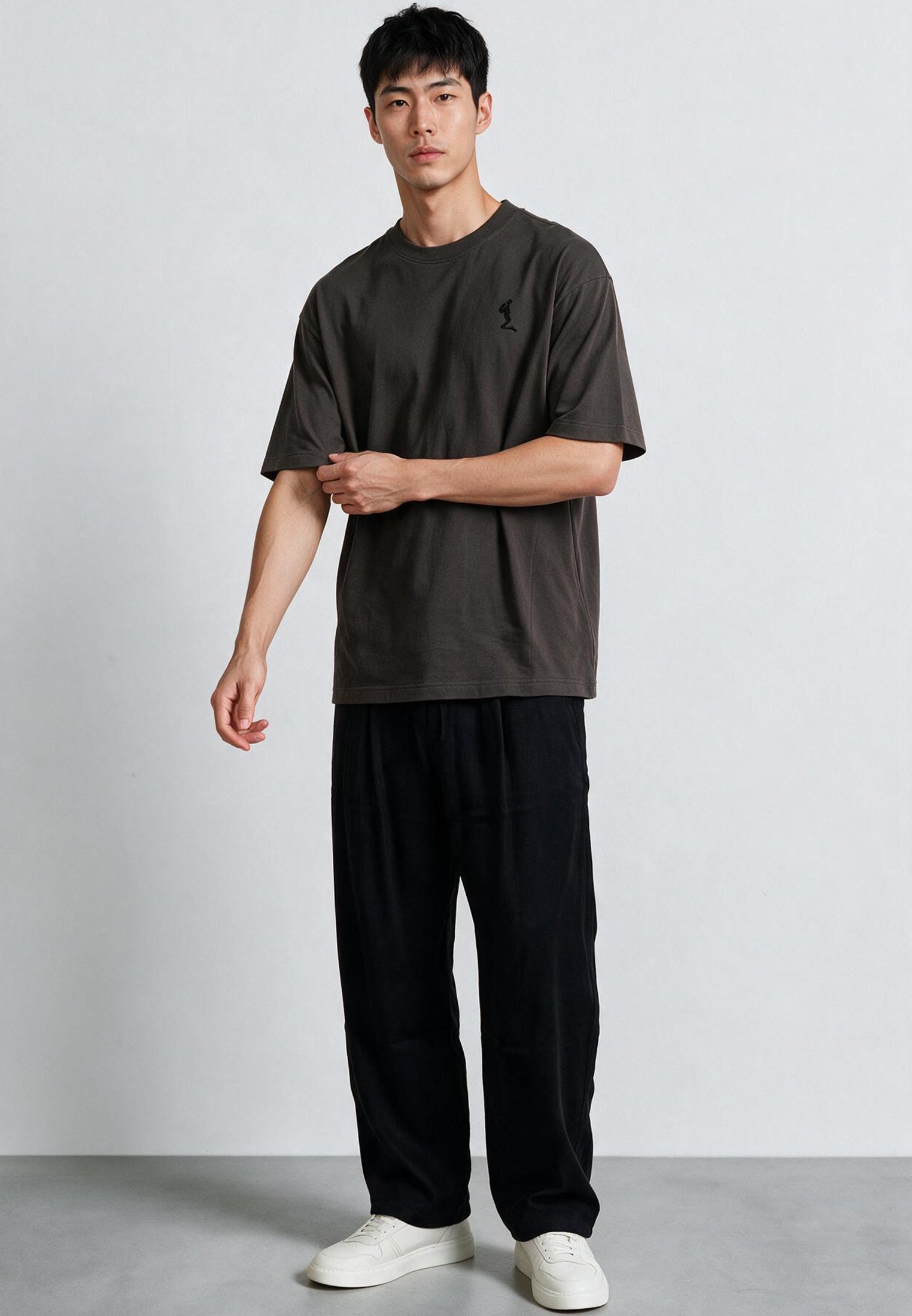 OVERSIZED HEAVY BLOCK T-SHIRT DESERT TAUPE