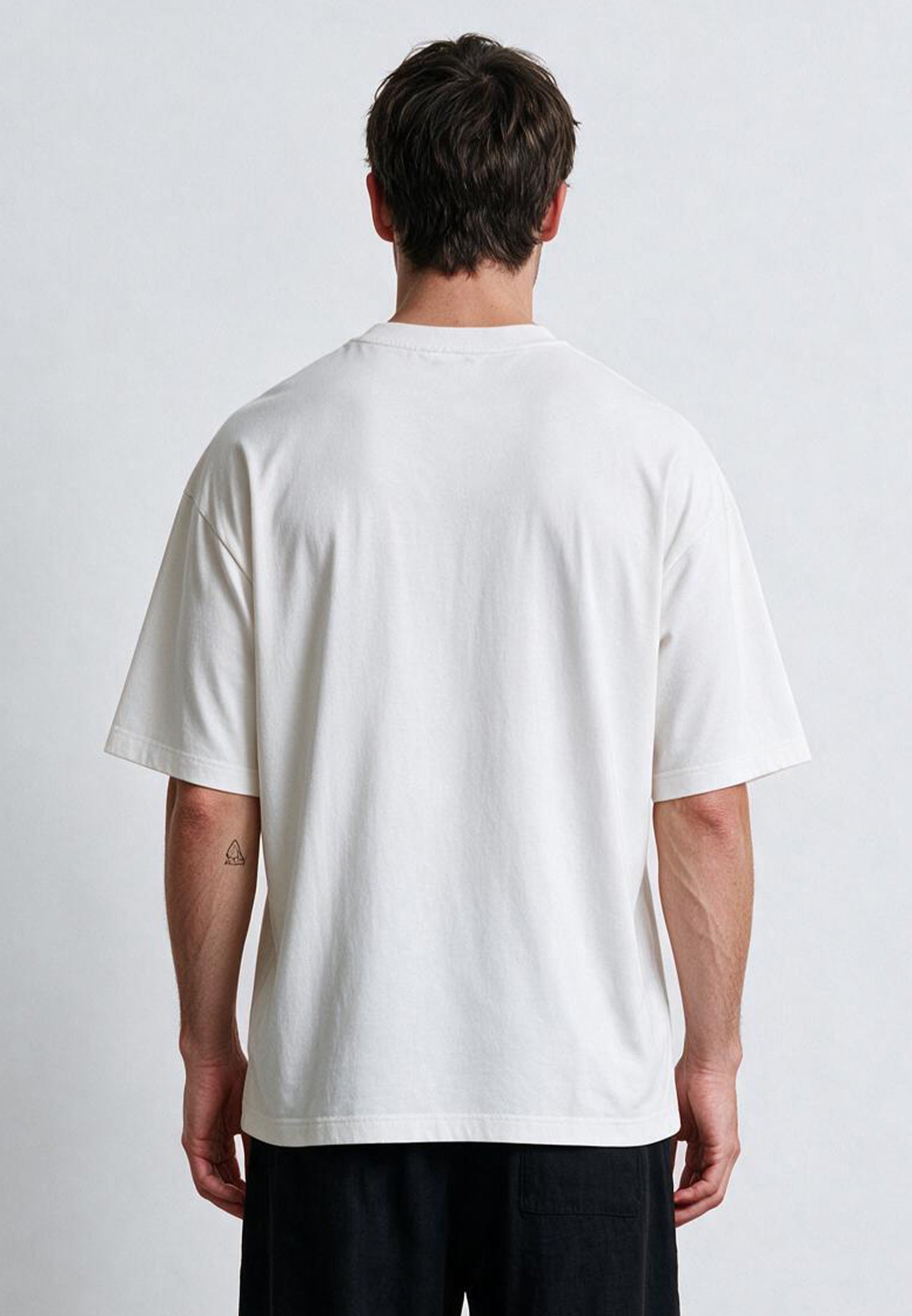 OVERSIZED HEAVY BLOCK T-SHIRT OFF WHITE