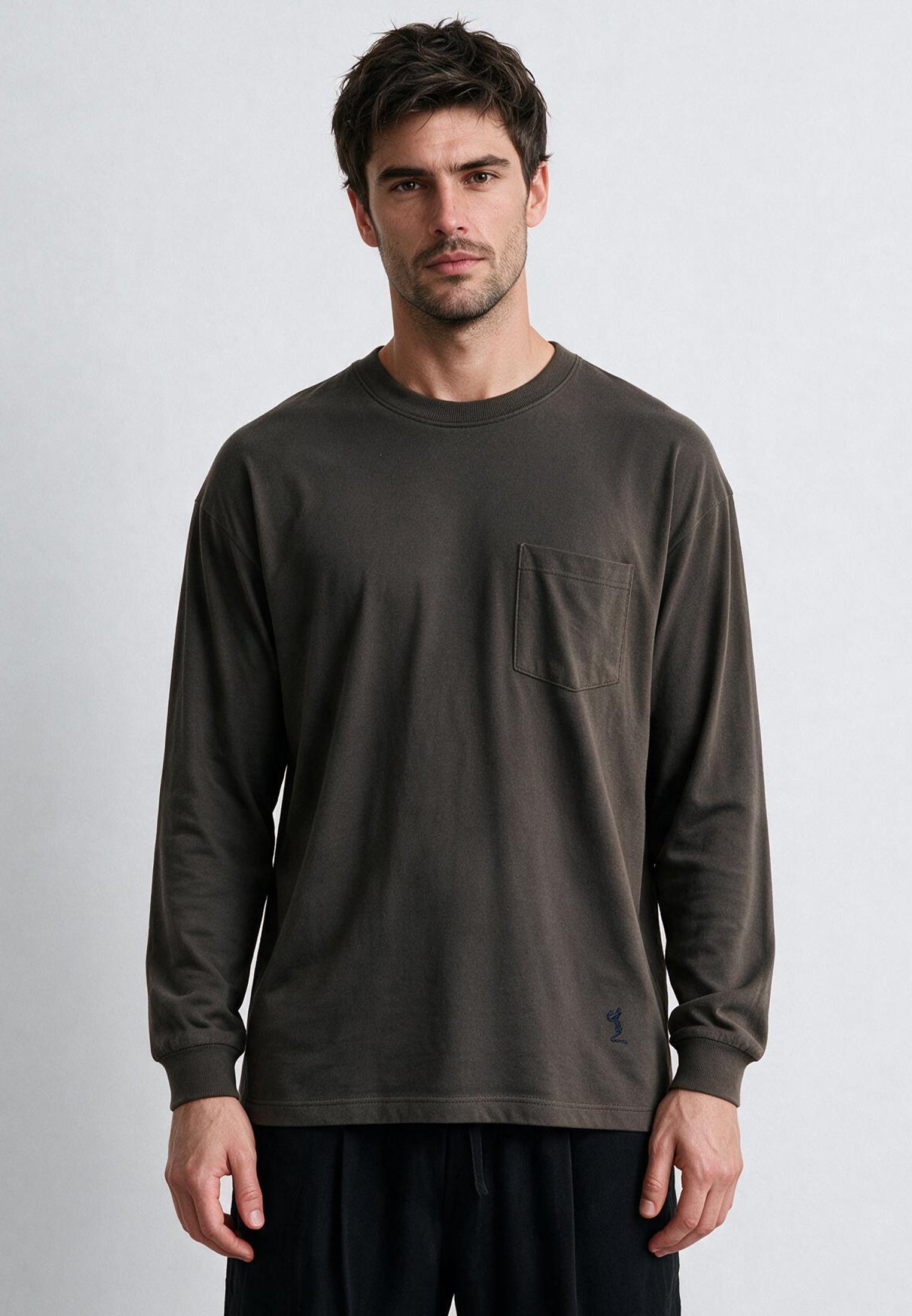 HEAVYWEIGHT LS POCKET T-SHIRT DESERT TAUPE