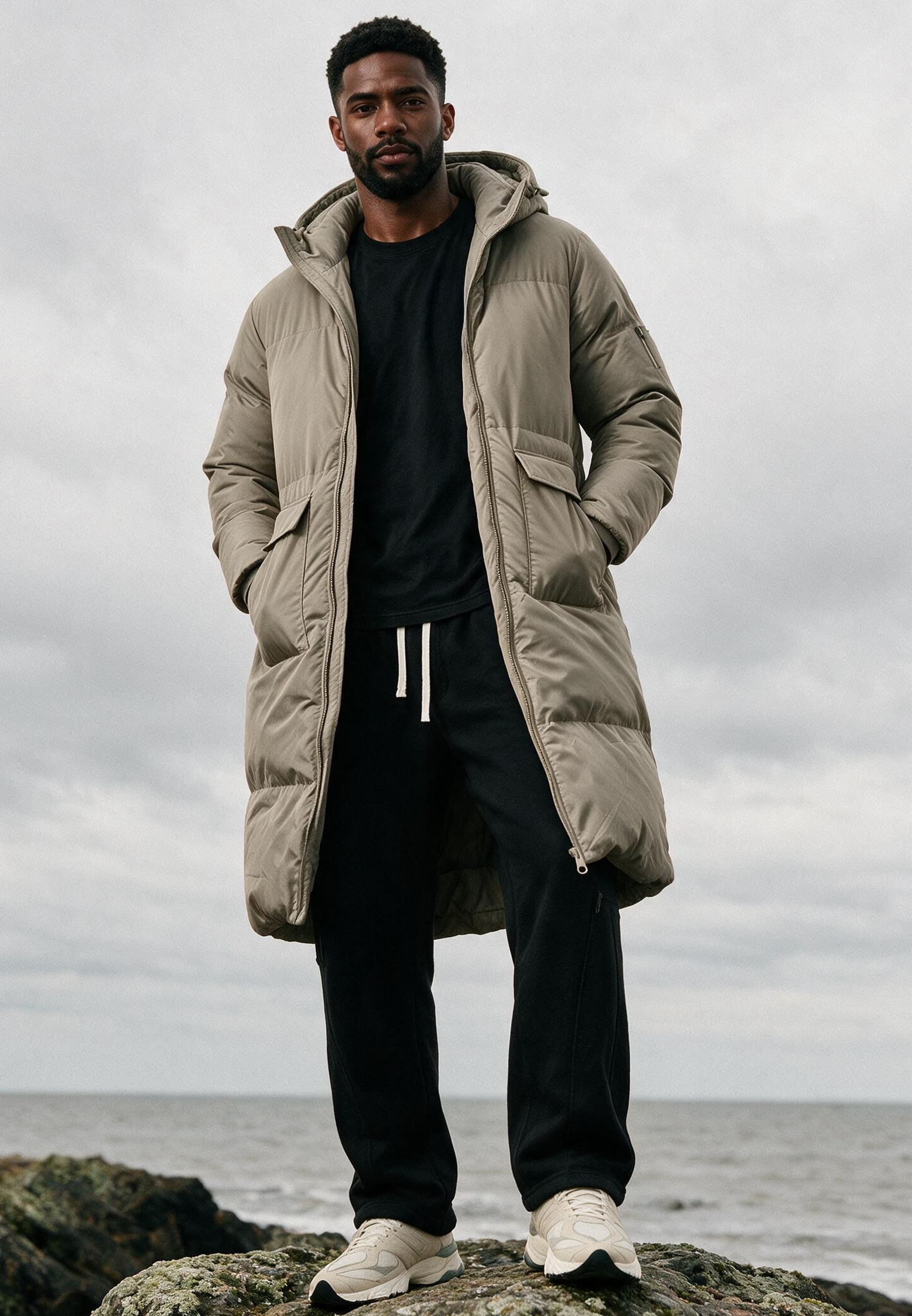 VOYAGER PUFFER PARKA STONE