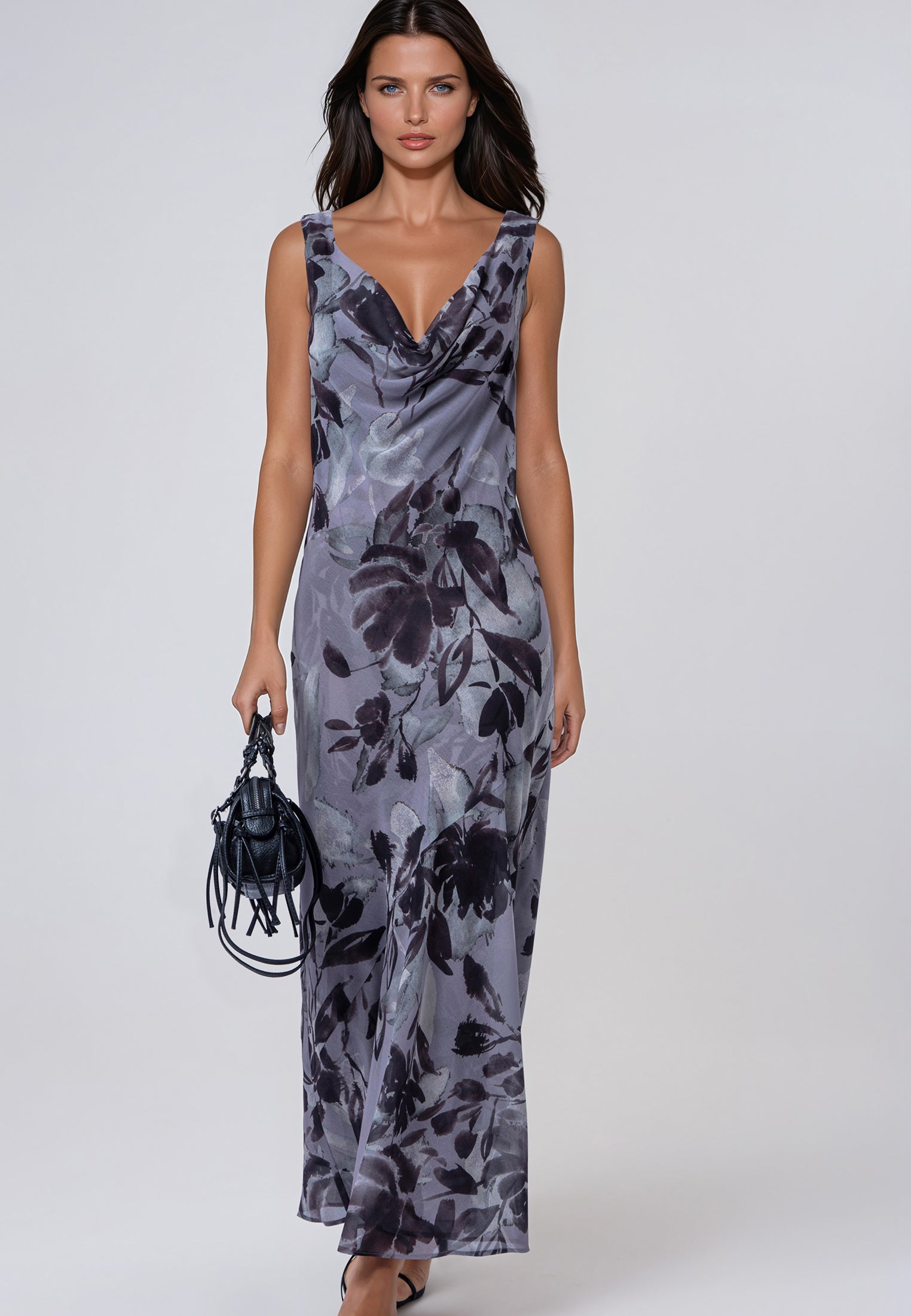 ANNE MAXI DRESS BLAZE FLORAL