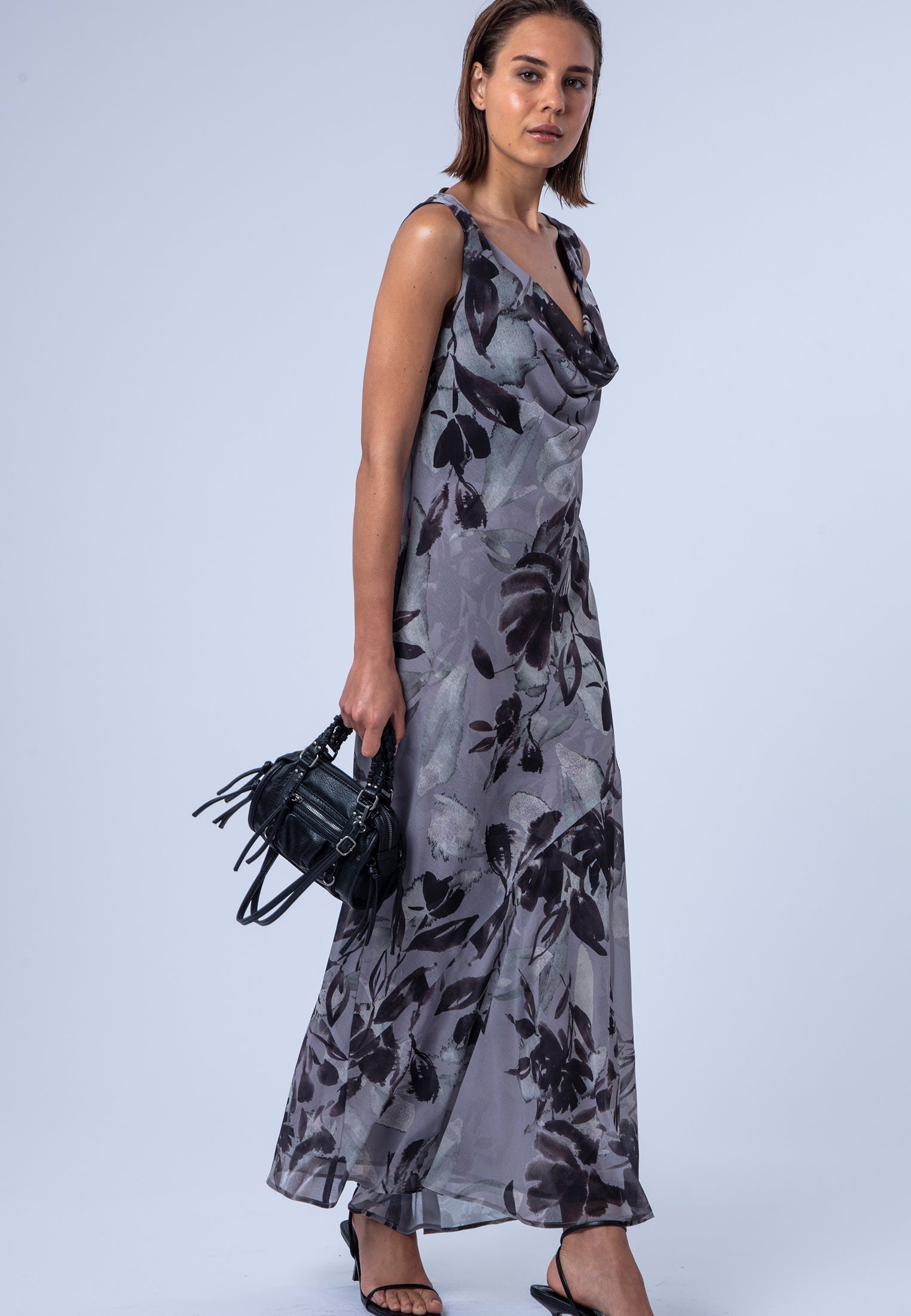 ANNE MAXI DRESS BLAZE FLORAL