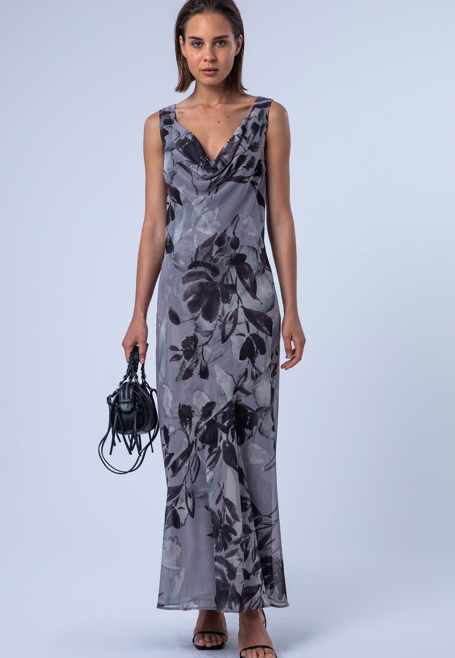 ANNE MAXI DRESS BLAZE FLORAL