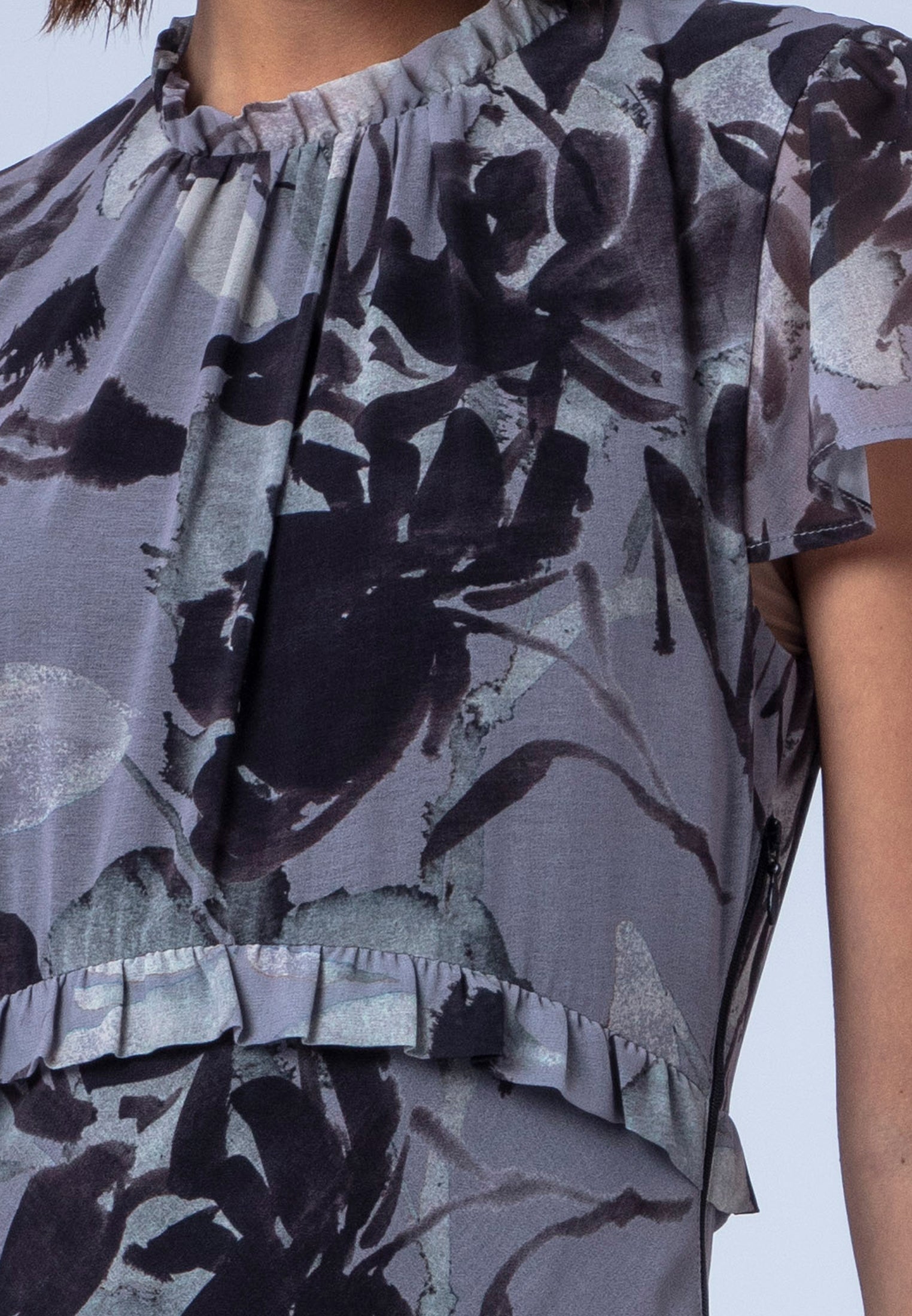 SIAN MAXI DRESS BLAZE NEUTRAL FLORAL