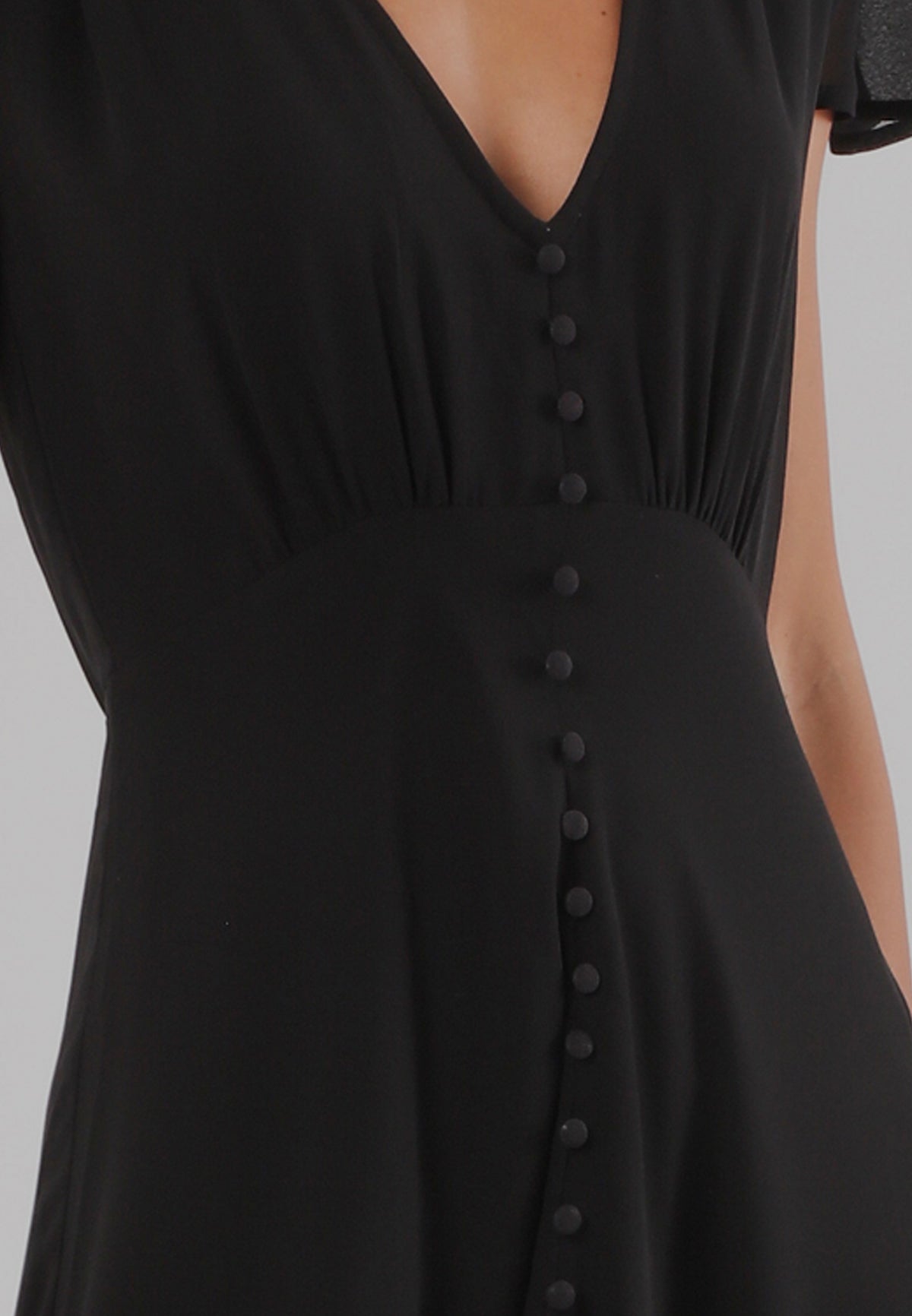 INDIUM MAXI DRESS JET BLACK