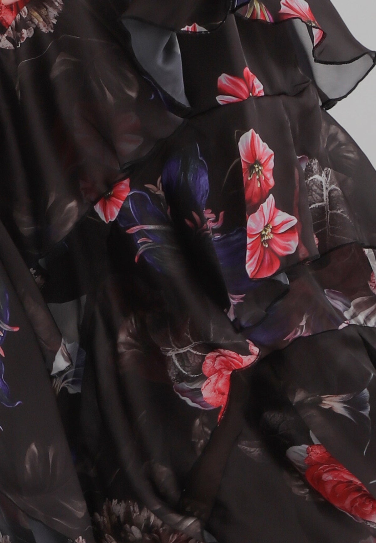 TAYLOR MAXI DRESS FLORAL RED